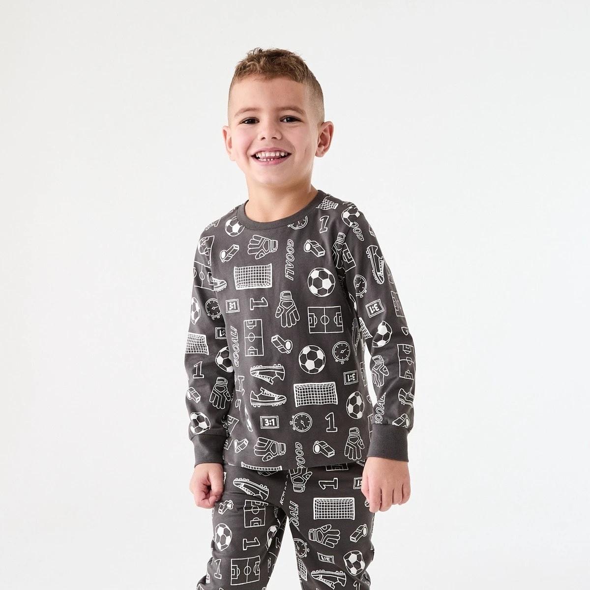 1 Jersey Pyjama Set Gry Soccer, 1 of 8
