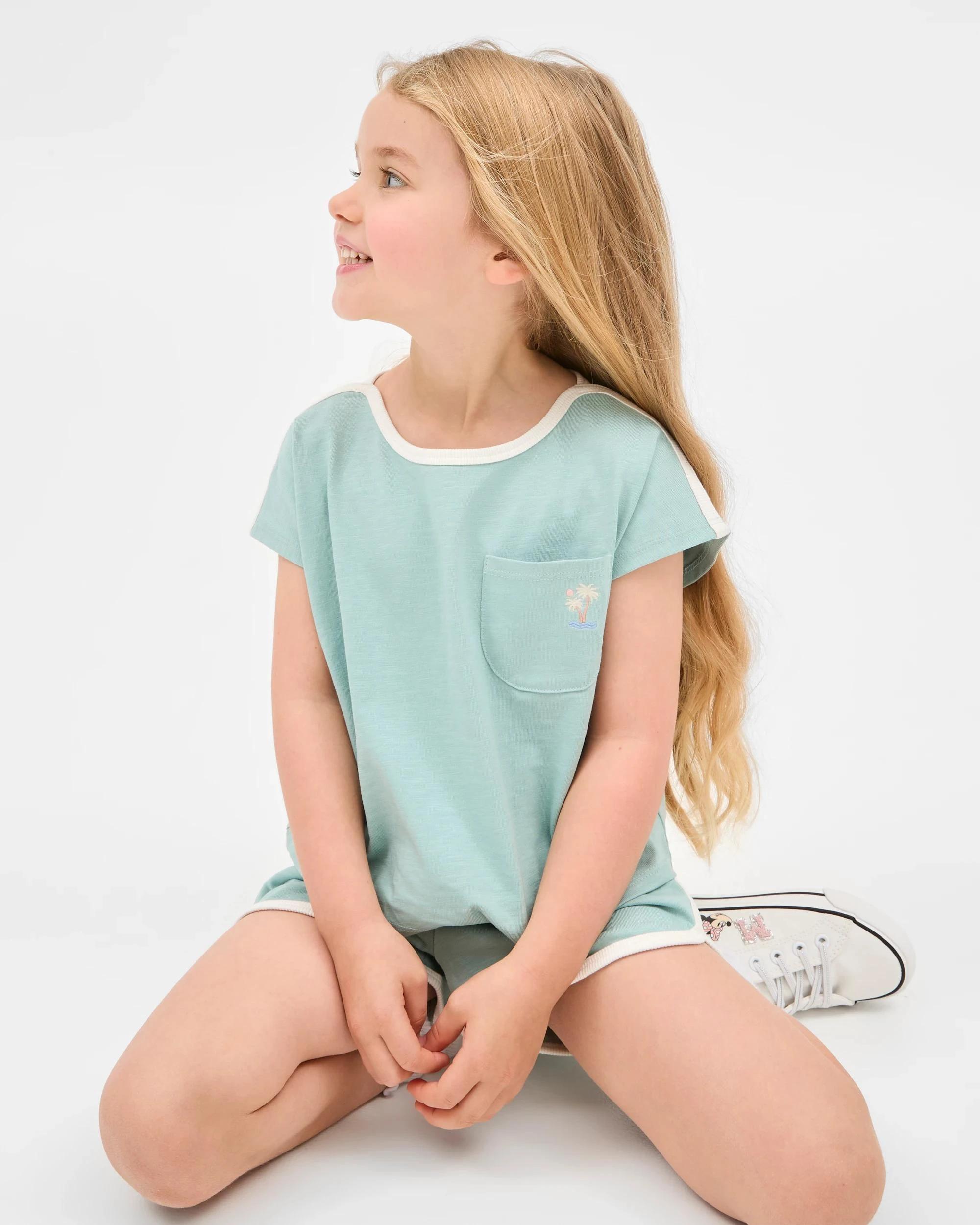 4 Target Australian Cotton Drop Shoulder T-shirt TEAL, 4 of 7