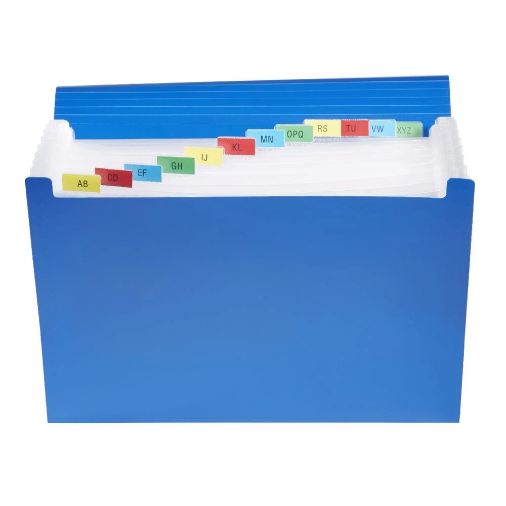 3 Keji Expanding File 13 Pocket Blue, 3 of 5