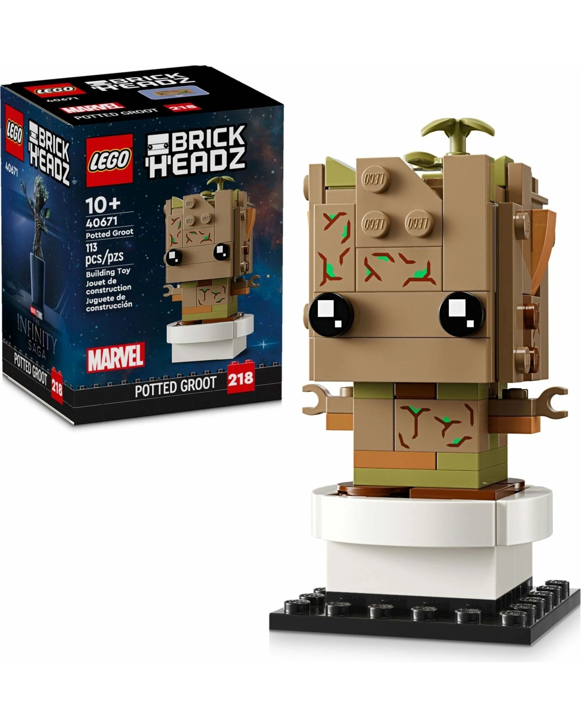 1 LEGO BrickHeadz 40671 Potted Groot, 1 of 4