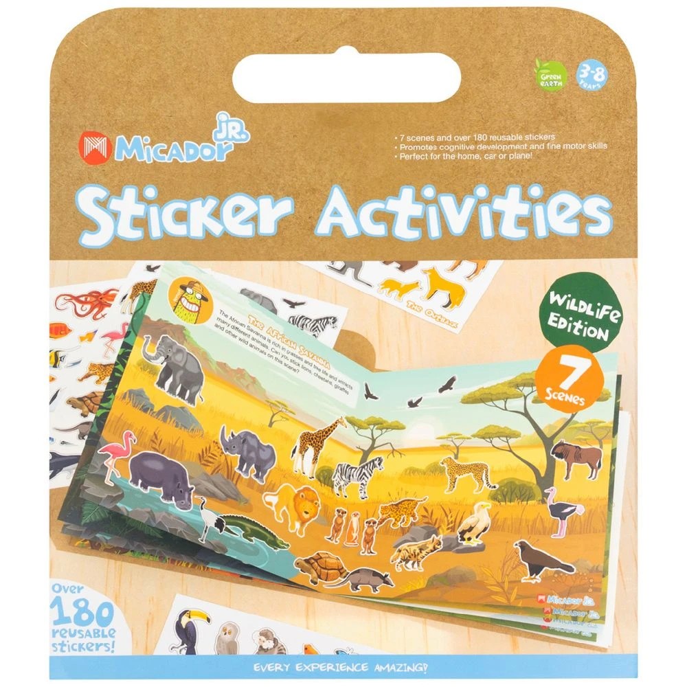 1 Micador jR. Sticker Activities Wildlife, 1 of 4