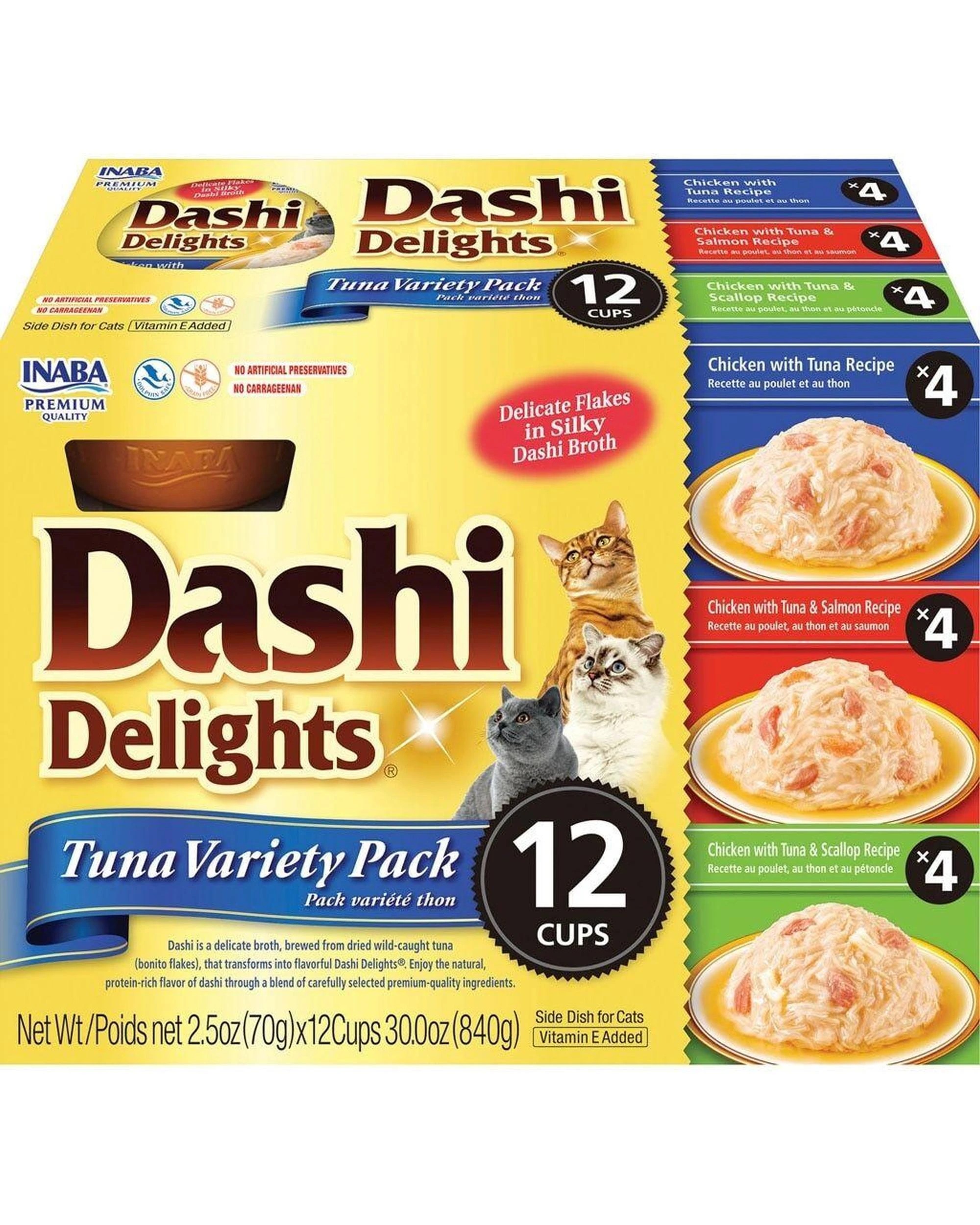 1 Inaba Dashi Delights Cup Tuna Variety 12pk, 1 of 2