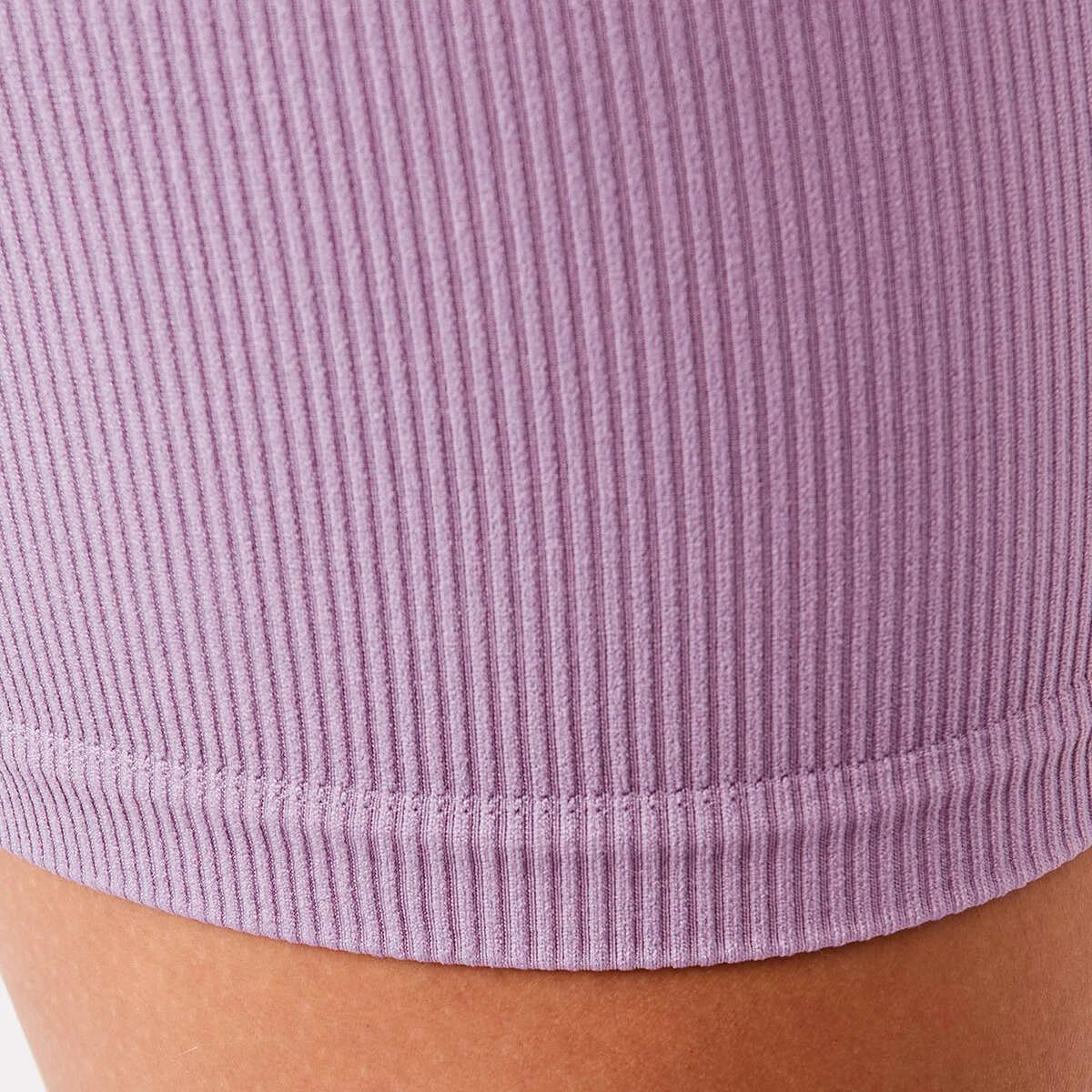 5 Active Womens Seamfree Rib Bike Shorts Calm Purp, 5 of 6