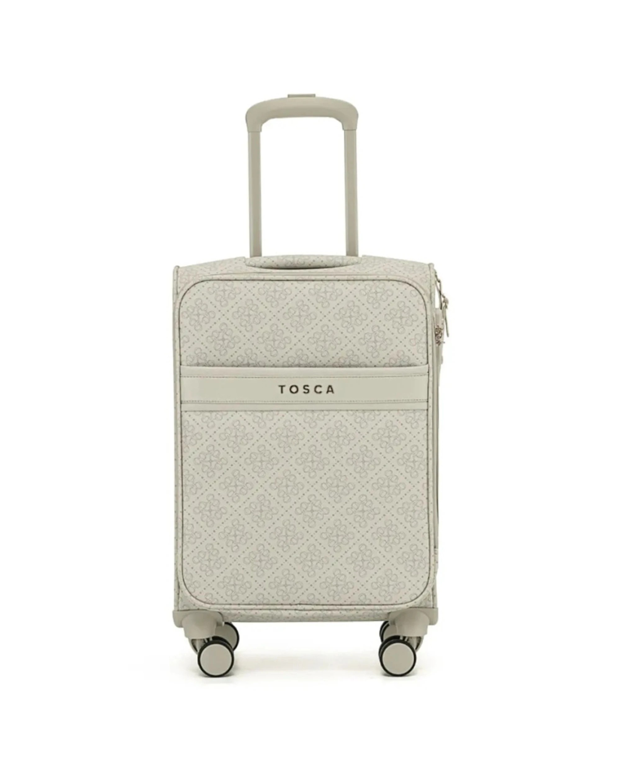 4 Tosca Luggage 3pc Willow Suitcase Set Soft Case Carry-On Medium Large Luggage Vanilla - Natural, 4 of 7