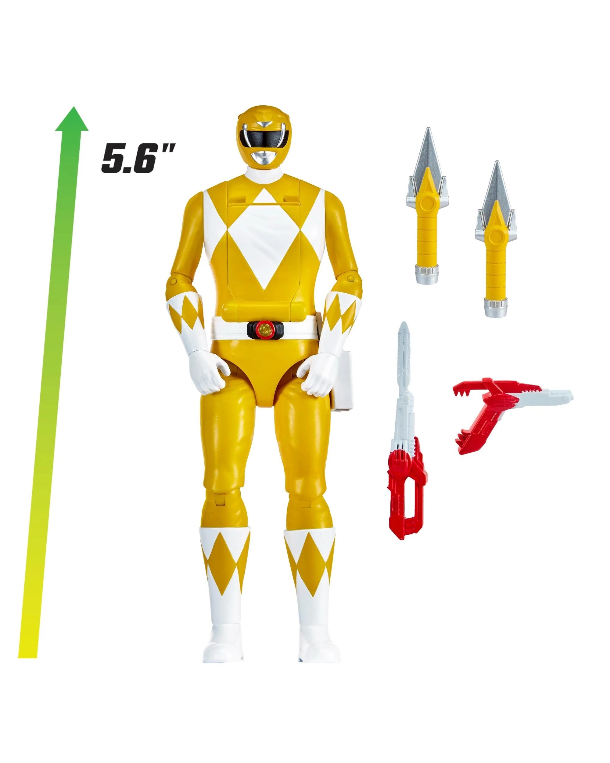 6 Mighty Morphin Power Rangers Re-Ignition Auto-Morphin Yellow Ranger Action Figure, 6 of 9