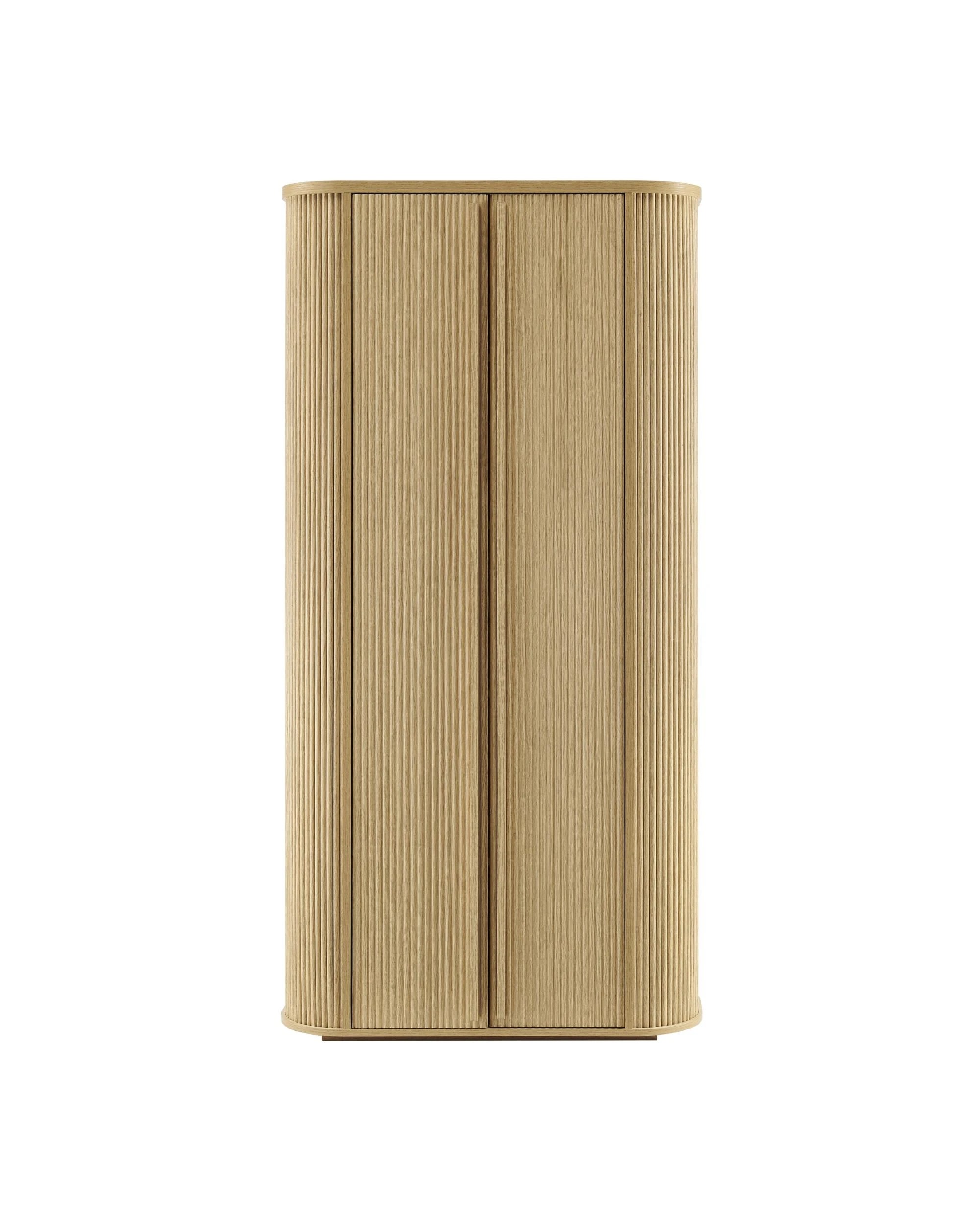 5 Kodu Tall Cabinet Storage 2 Doors - Natural, 5 of 10
