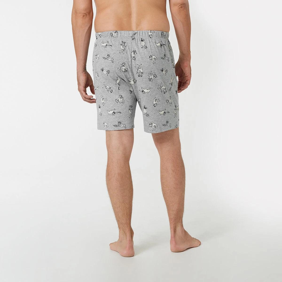 3 Jersey Print Sleep Shorts DOG PARK GRAY MARLE, 3 of 5
