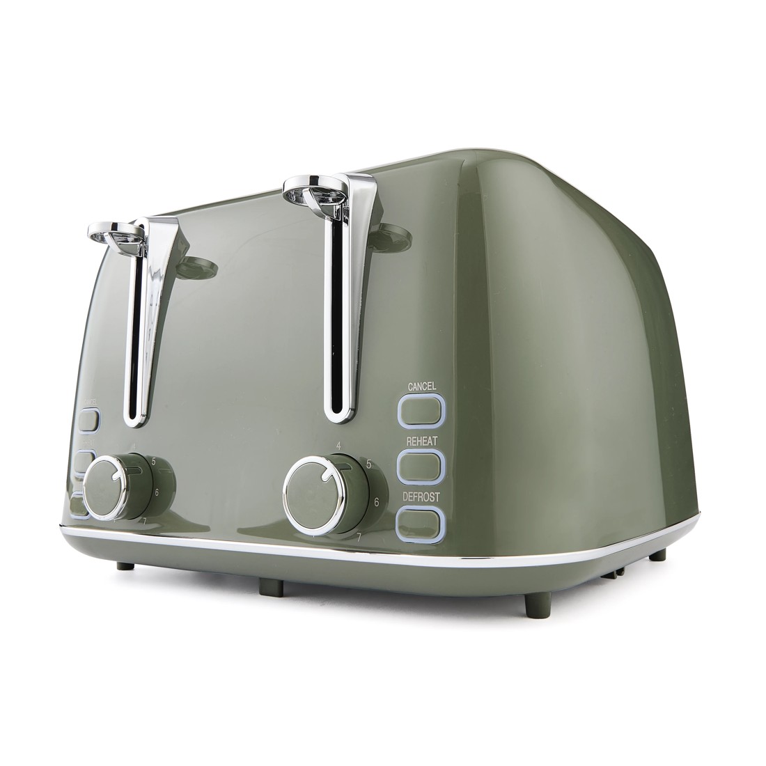 2 4 Slice Retro Toaster - Green, 2 of 8