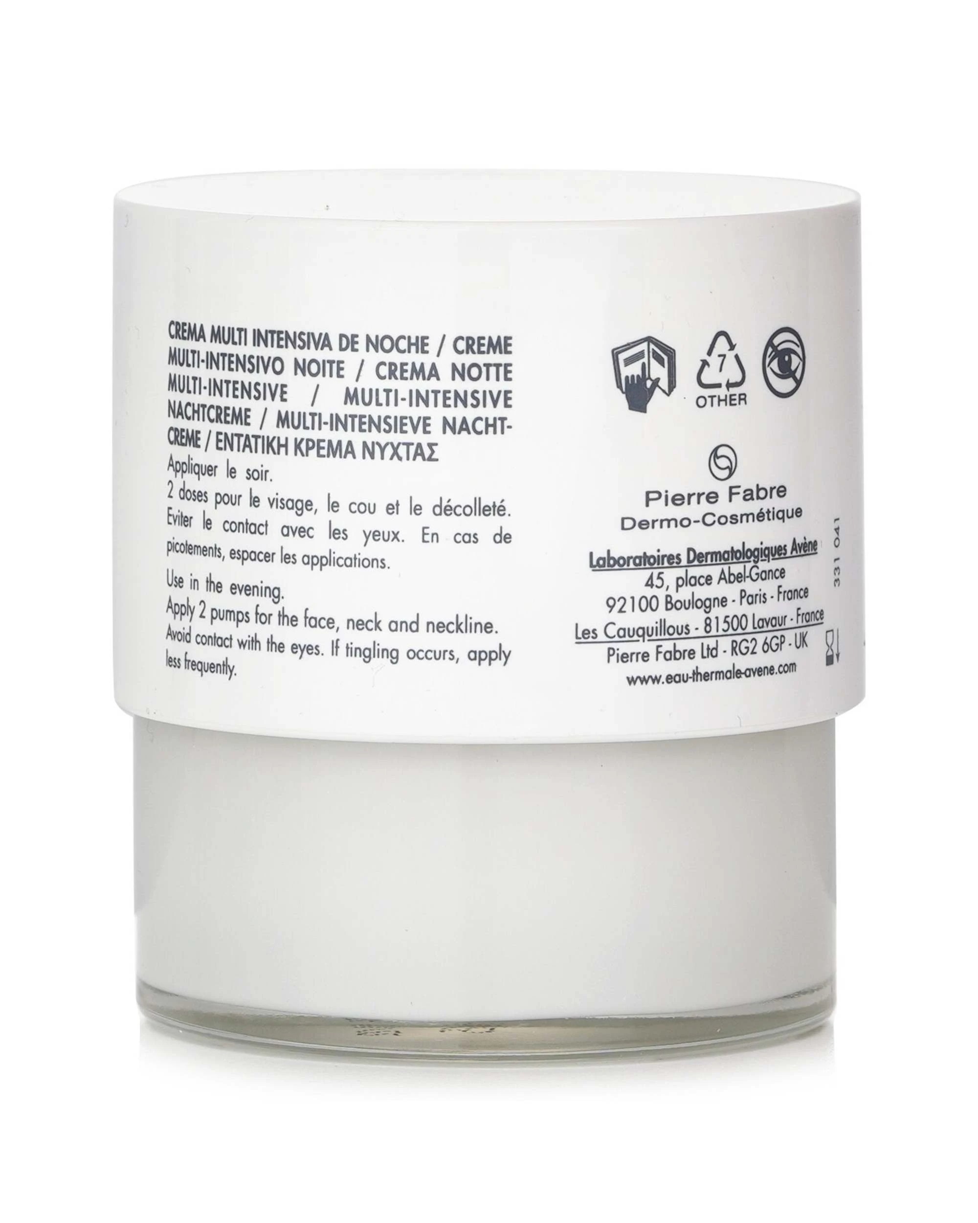 3 Avene Hyaluron Activ B3 Multi-Intensive Repairing Hydrating Night Cream 40ml - White, 3 of 3