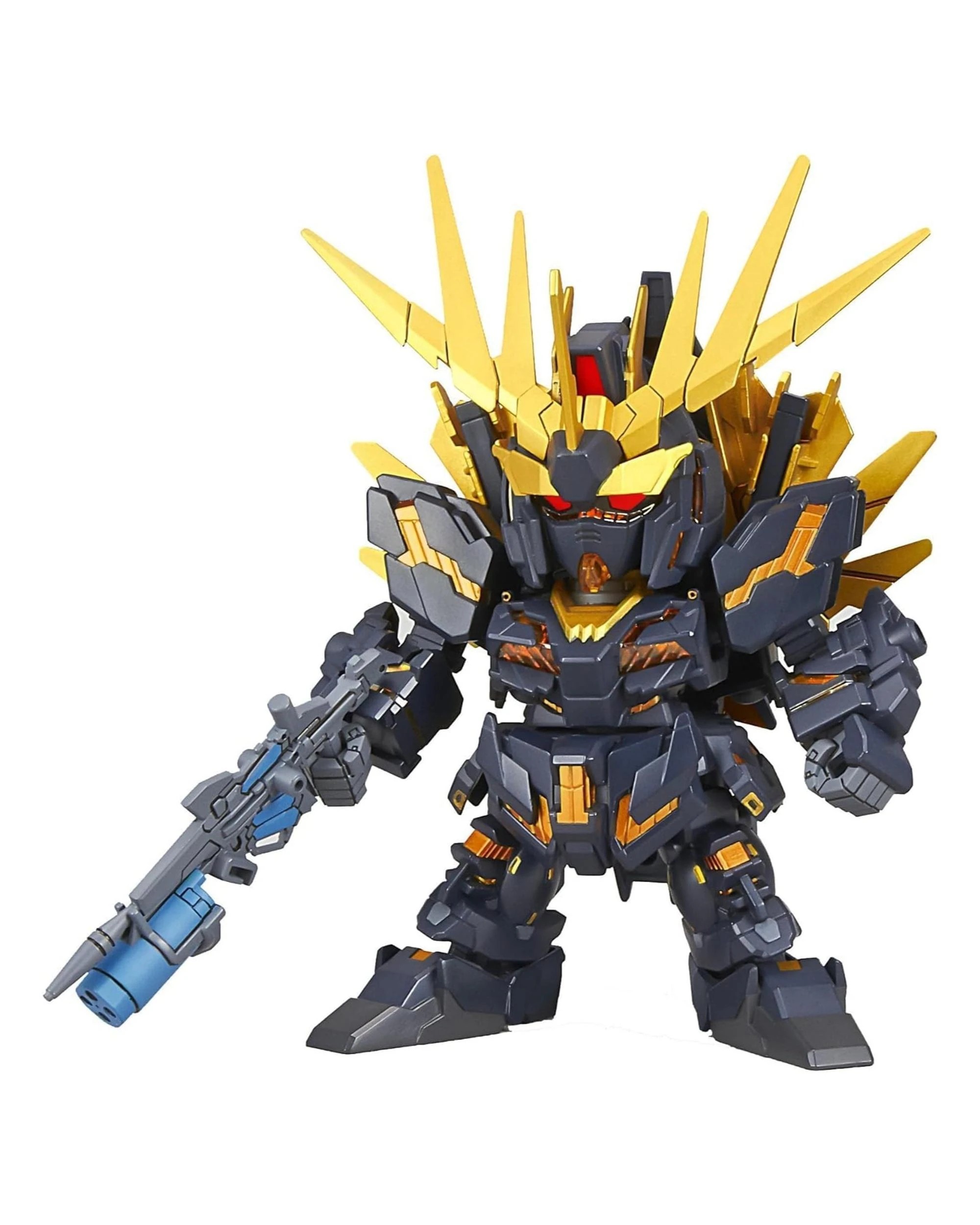 1 Bandai Gundam SD EX-Standard 015 Unicorn Gundam 02 Banshee Norn Destroy Mode Model Kit, 1 of 8