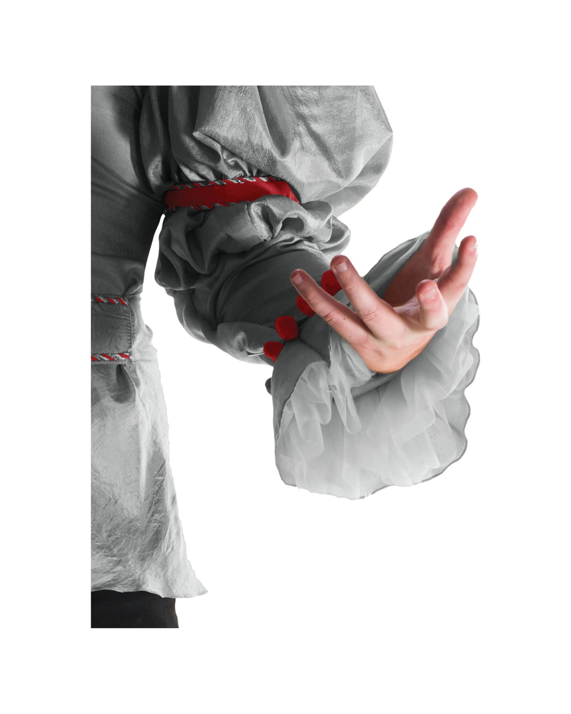 3 Stephen King Pennywise 'it' Deluxe Costume Party Dress-up Size Xl
 - Multi, 3 of 4