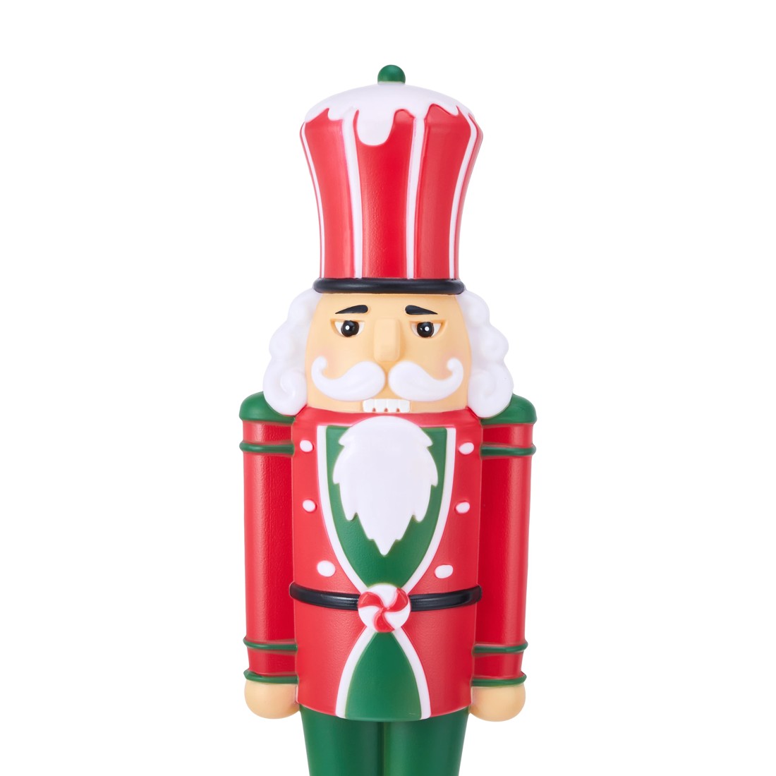 6 Battery Operated LED Light Up Blow Mold Nutcracker, 6 of 7