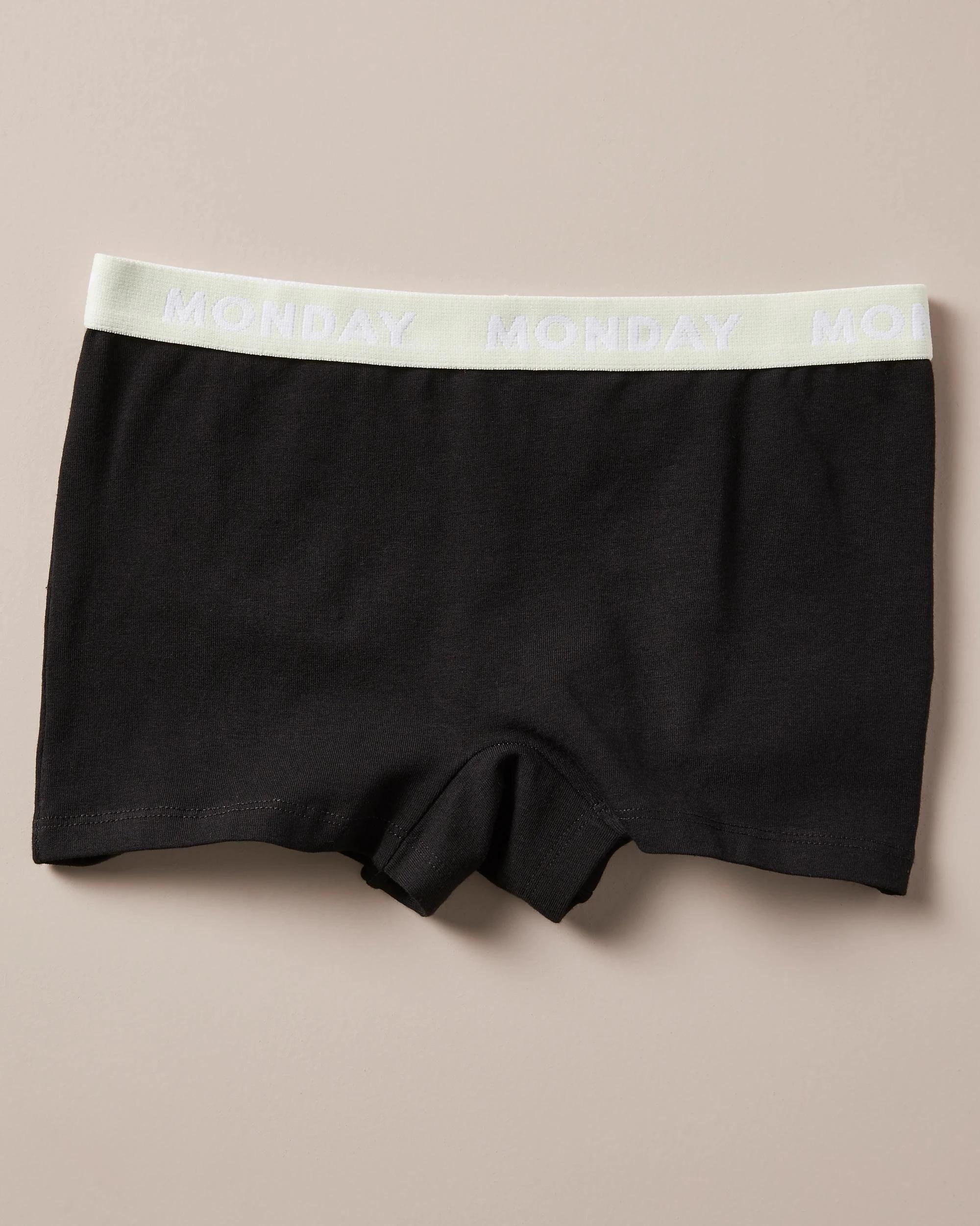 9 Girls Maxx Shorties 7 Pack BLACK, 9 of 9