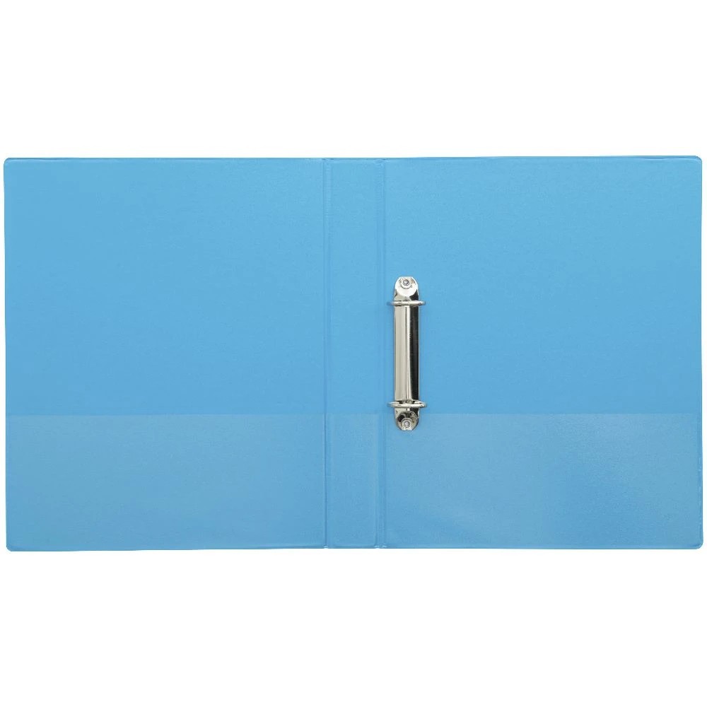 4 J.Burrows Insert Binder A4 2 D-Ring 25mm Light Blue, 4 of 5