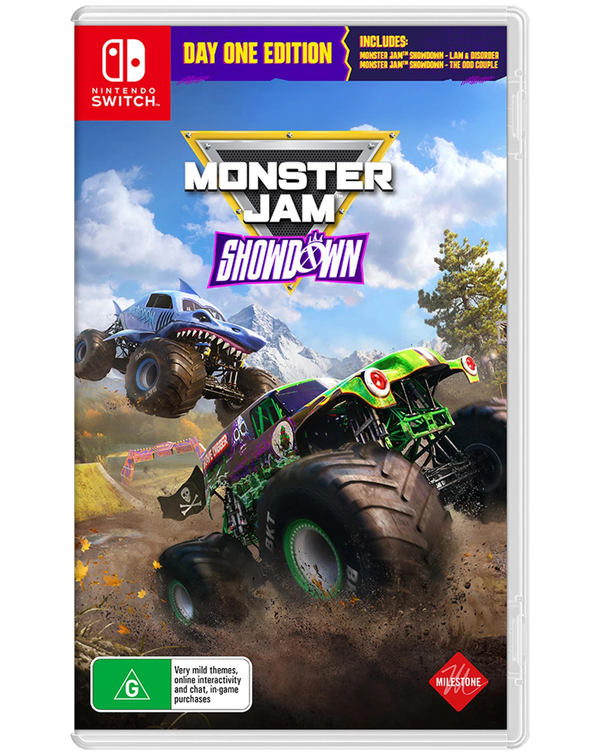 1 Milestone S.r.l. Monster Jam: Showdown! Day One Edition - Switch, 1 of 10