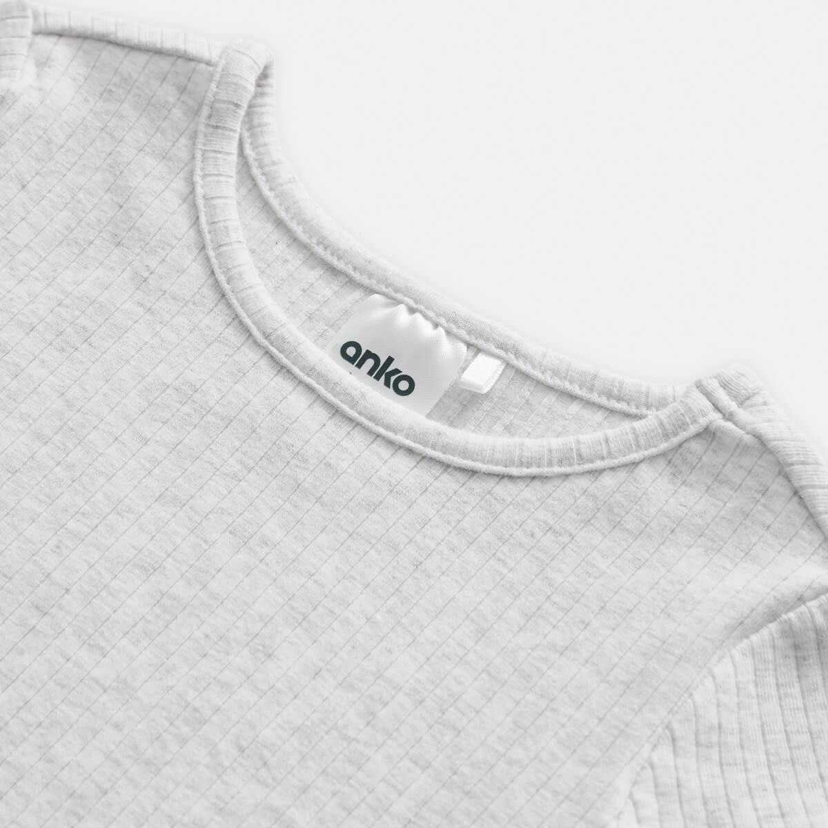 6 3 Pack Long Sleeve Rib T-shirts Pur Stripe, 6 of 8