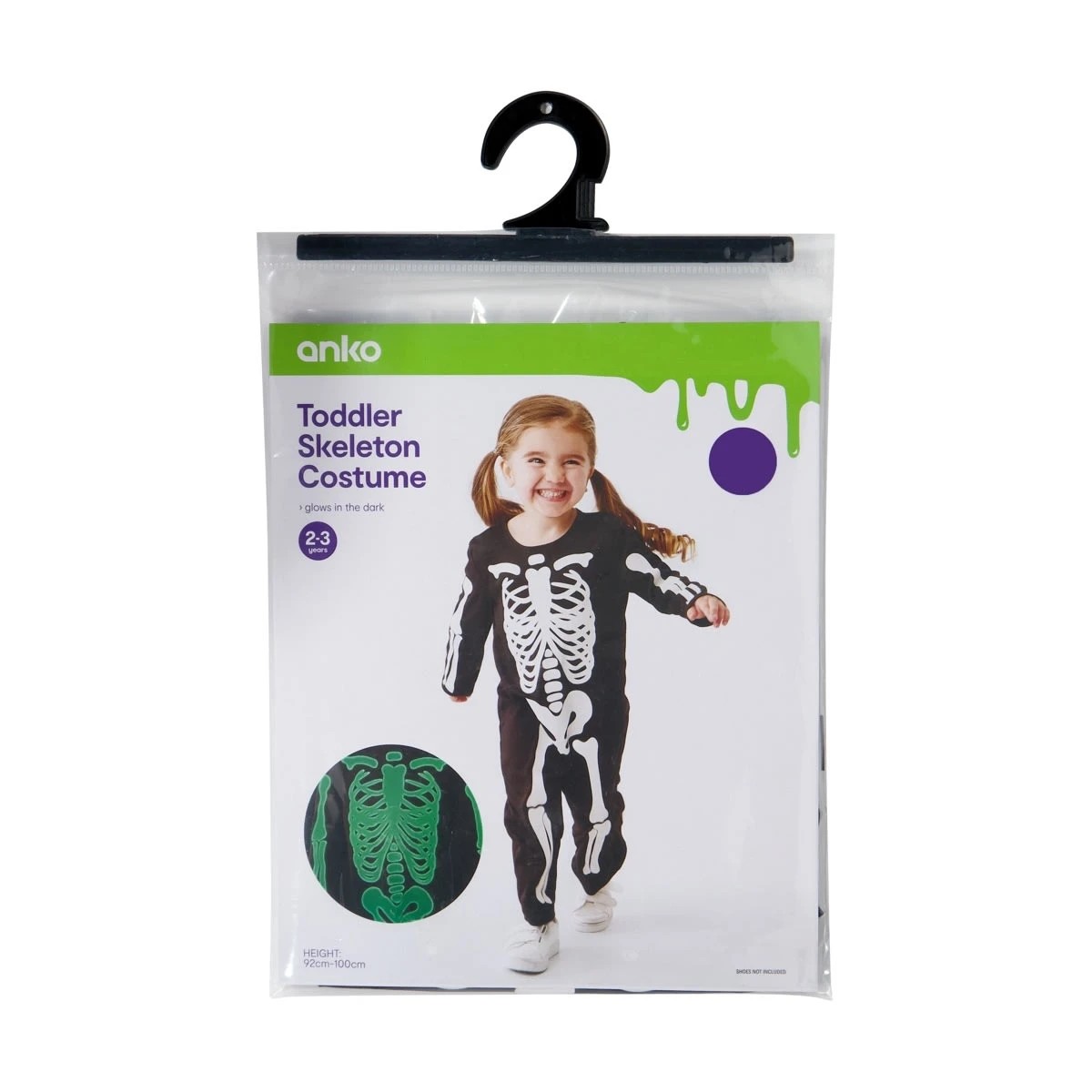 10 Toddler Skeleton Costume - Ages 2-3, 10 of 10