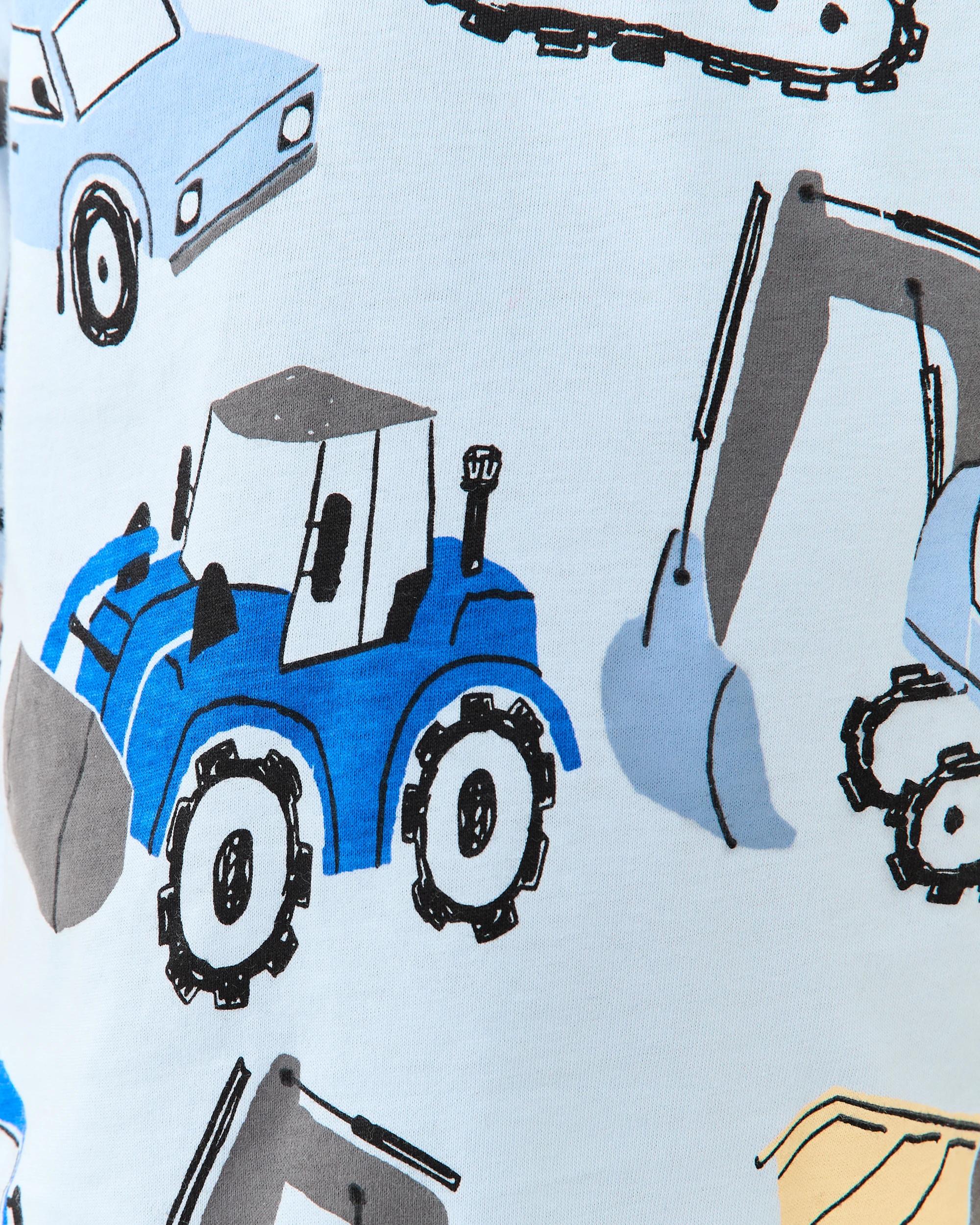 5 All Over Print T-shirt Blu Dig, 5 of 7