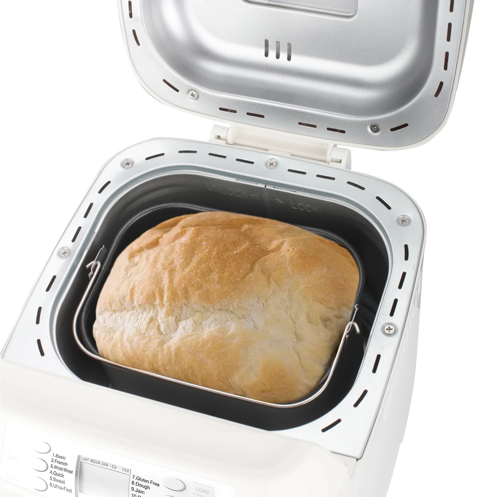 3 TODO Bread Maker 12 Programs Menu 550W Power Keep Warm Function White, 3 of 5