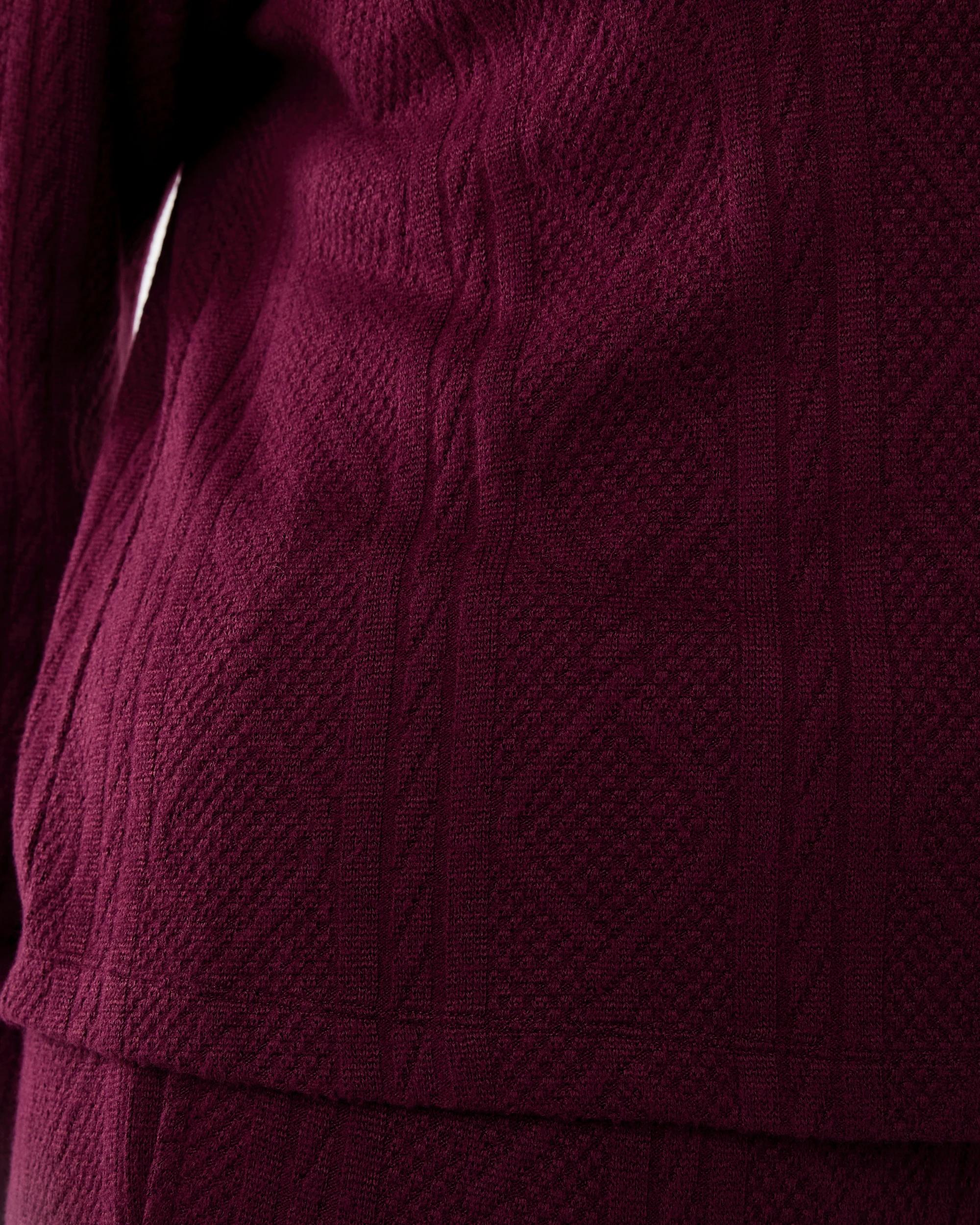 6 Cable Lounge Top Velvet Red, 6 of 7