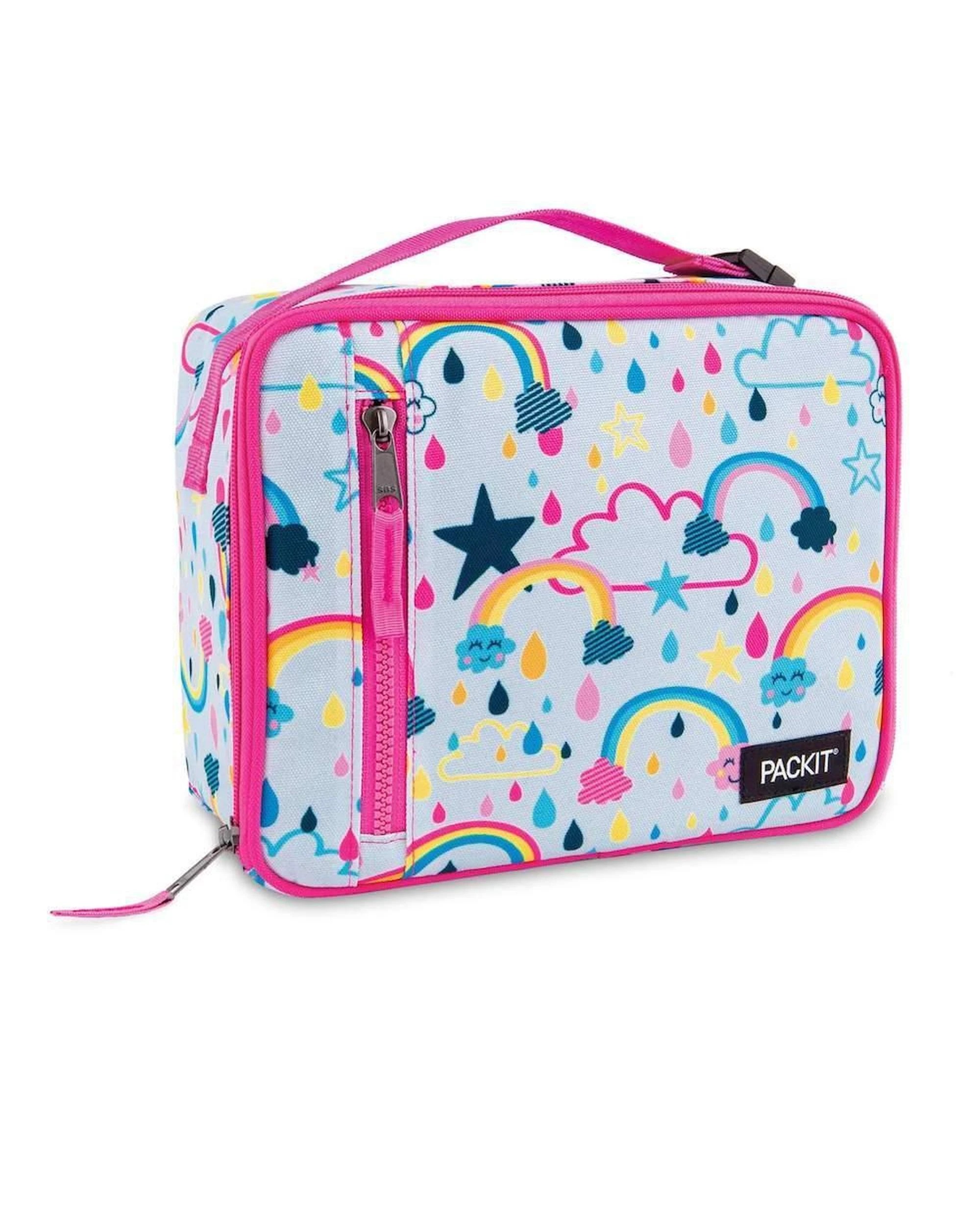 1 PackIt Classic Cooler  Lunch Box Bag Freeze and Go  Rainbow Sky, 1 of 8