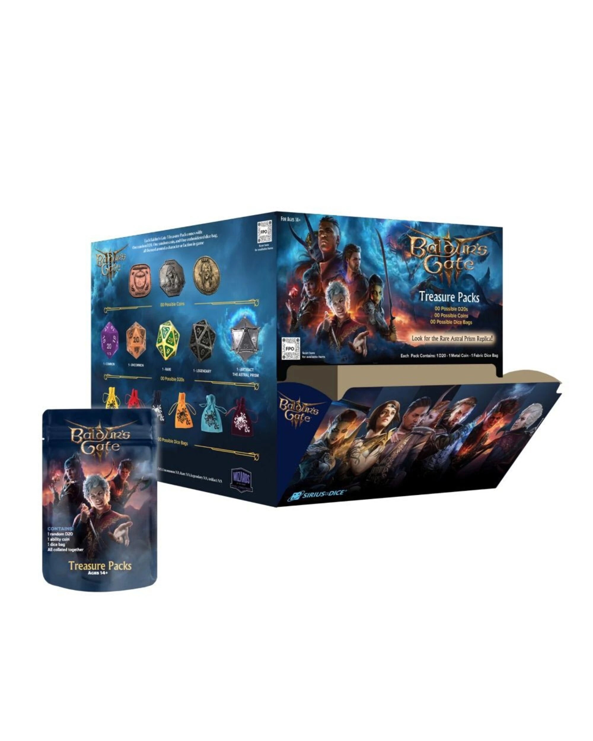 2 Baldur's Gate 3 Treasure Pack Blind Bag (Single Bag), 2 of 3
