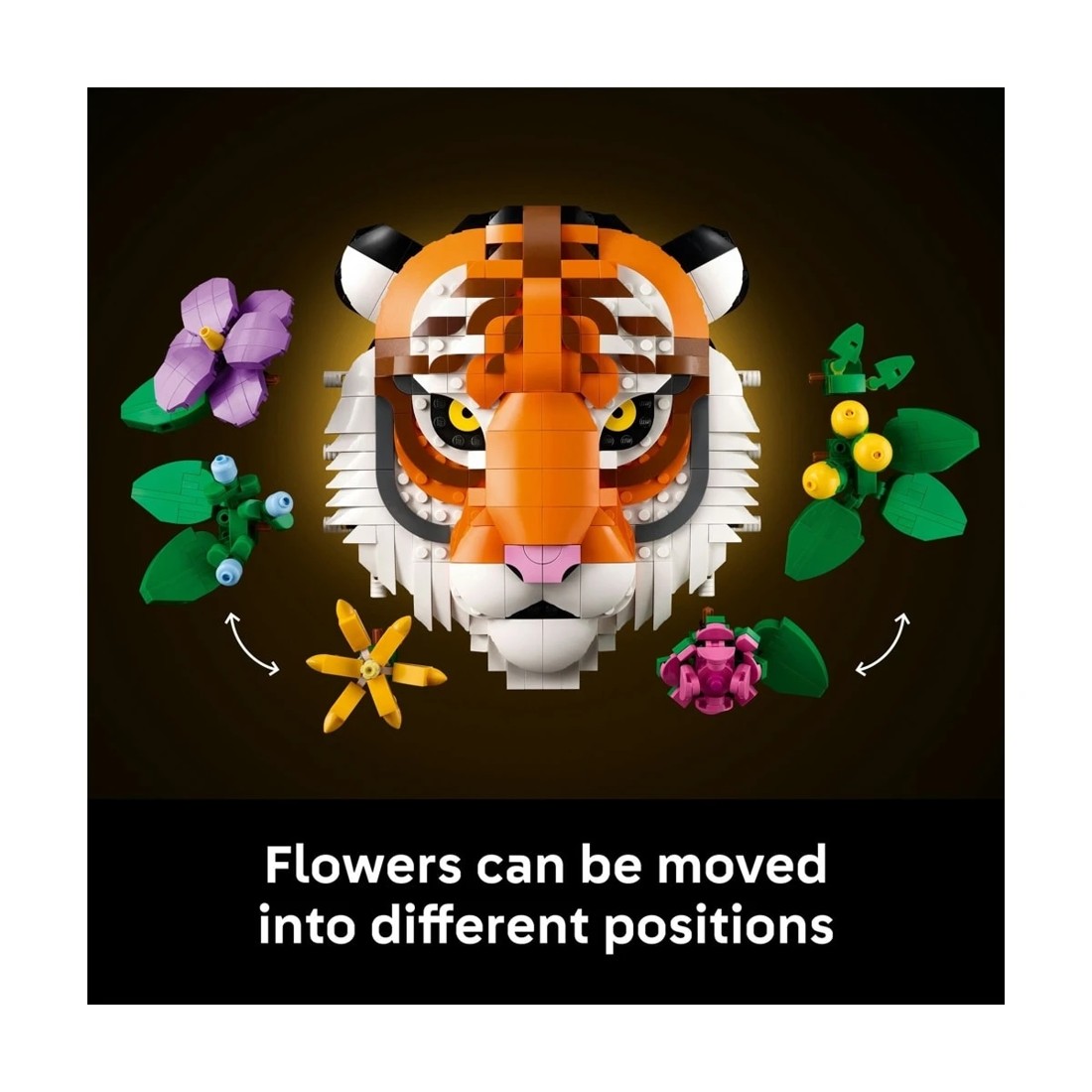 5 LEGO Art The Fauna Collection – Tiger 31217, 5 of 10