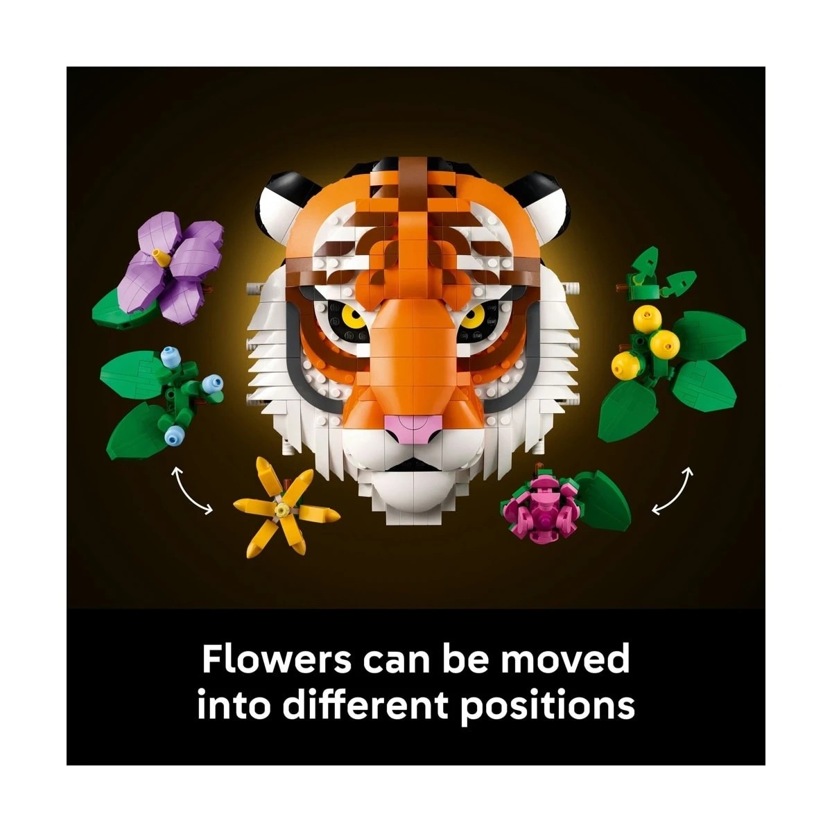 5 LEGO Art The Fauna Collection – Tiger 31217, 5 of 10