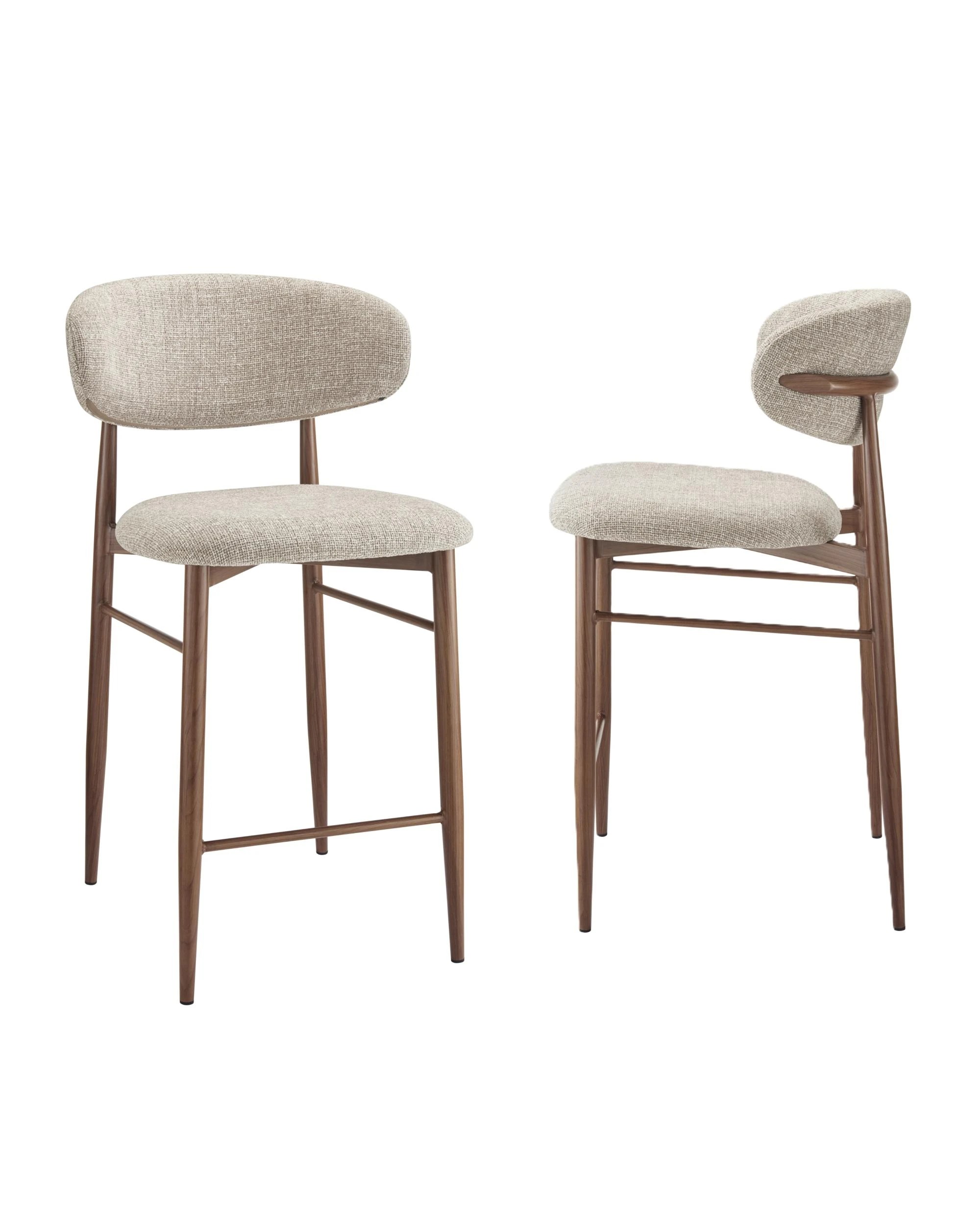 1 Kodu High Stools Pair (Set of 2) - Beige, 1 of 10