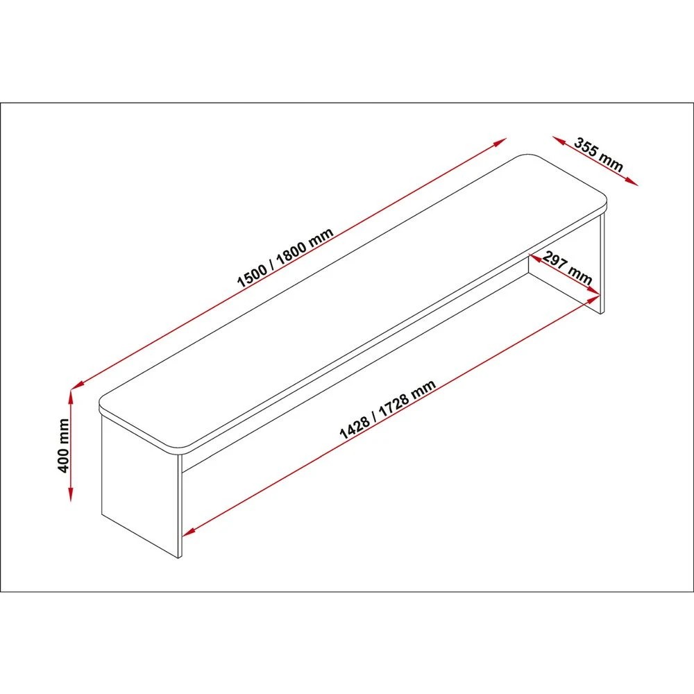 2 Toro Straight Desk with Hob 1500mm Desks, Tables and Workstations, 2 of 3