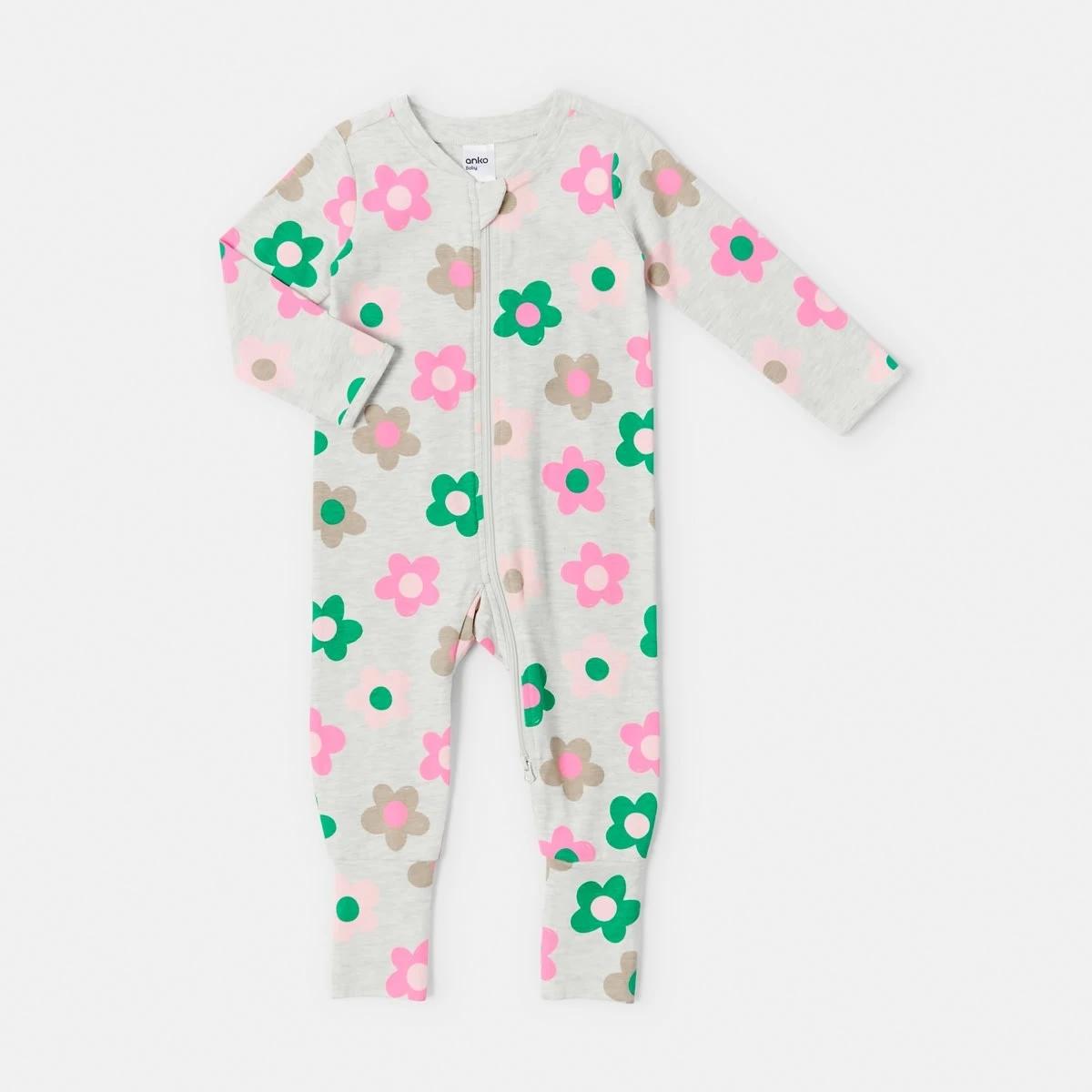 1 Turn Cuff Coverall Bold Flrl, 1 of 3
