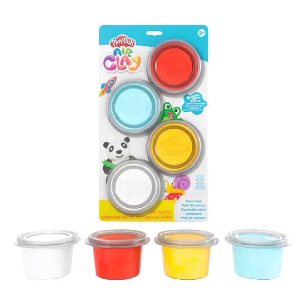 2 Play-Doh Air Clay Colour Container 4 Pack, 2 of 2