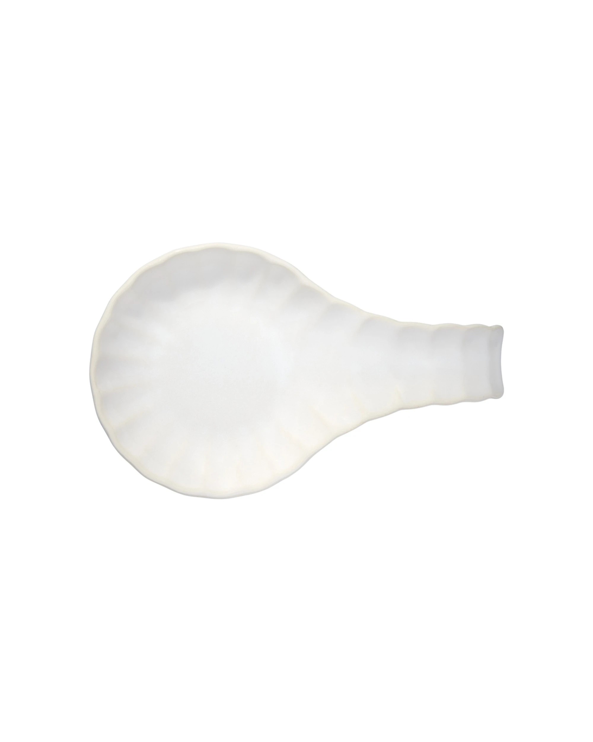 1 Casa Domani Ceramic Stoneware Spoon Rest 22 x 13 cm Beige - Beige, 1 of 3