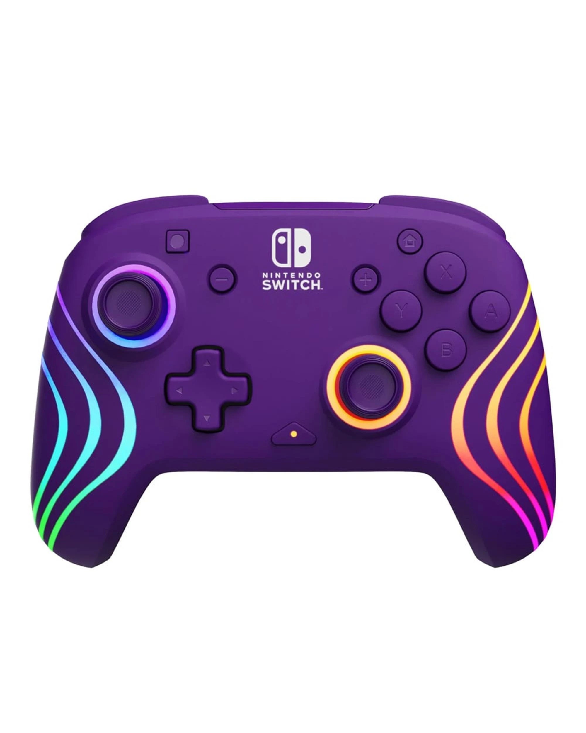 3 PDP Afterglow Wave Wireless Controller for Nintendo Switch - Purple, 3 of 10