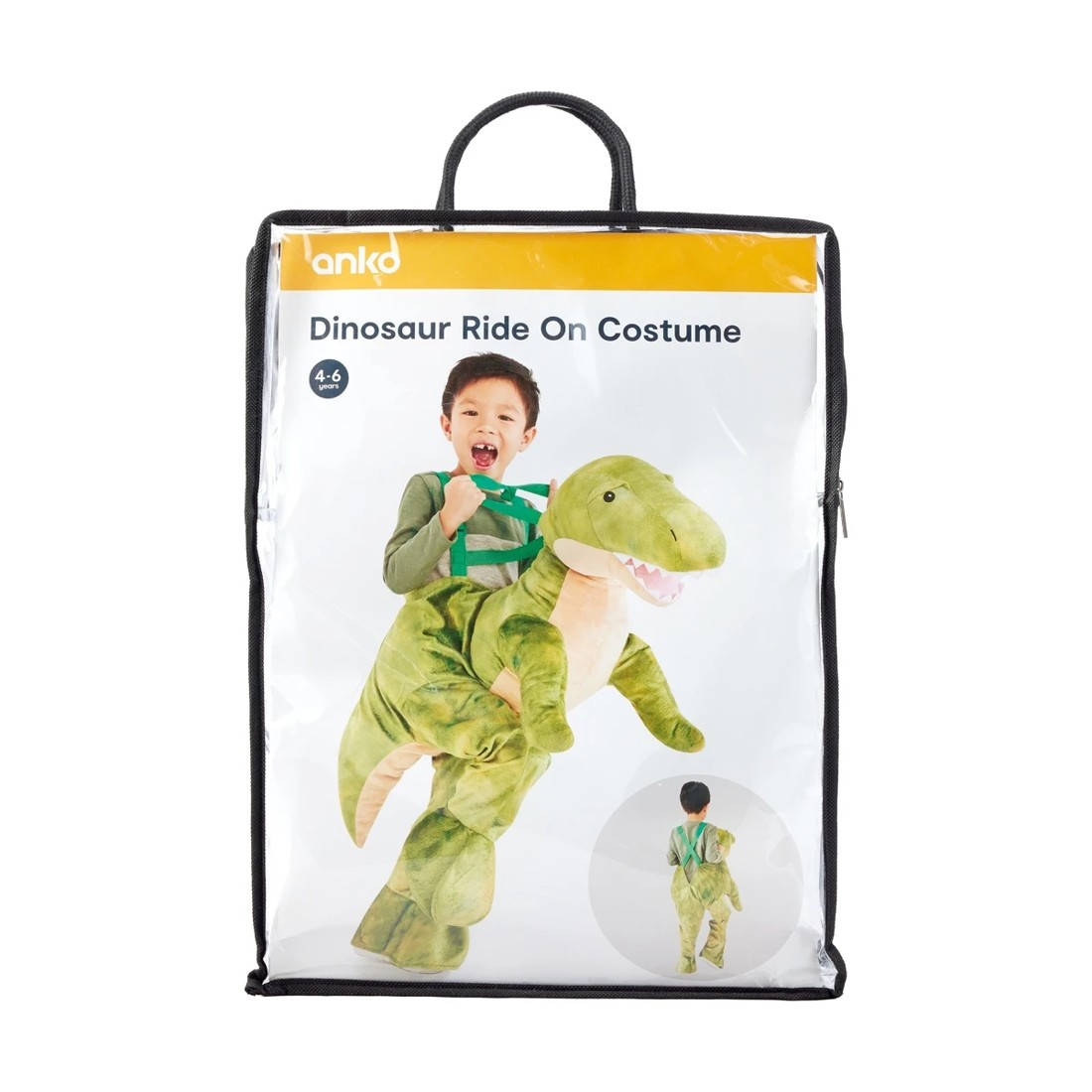 8 Dinosaur Ride On Costume - Ages 4-6, 8 of 8