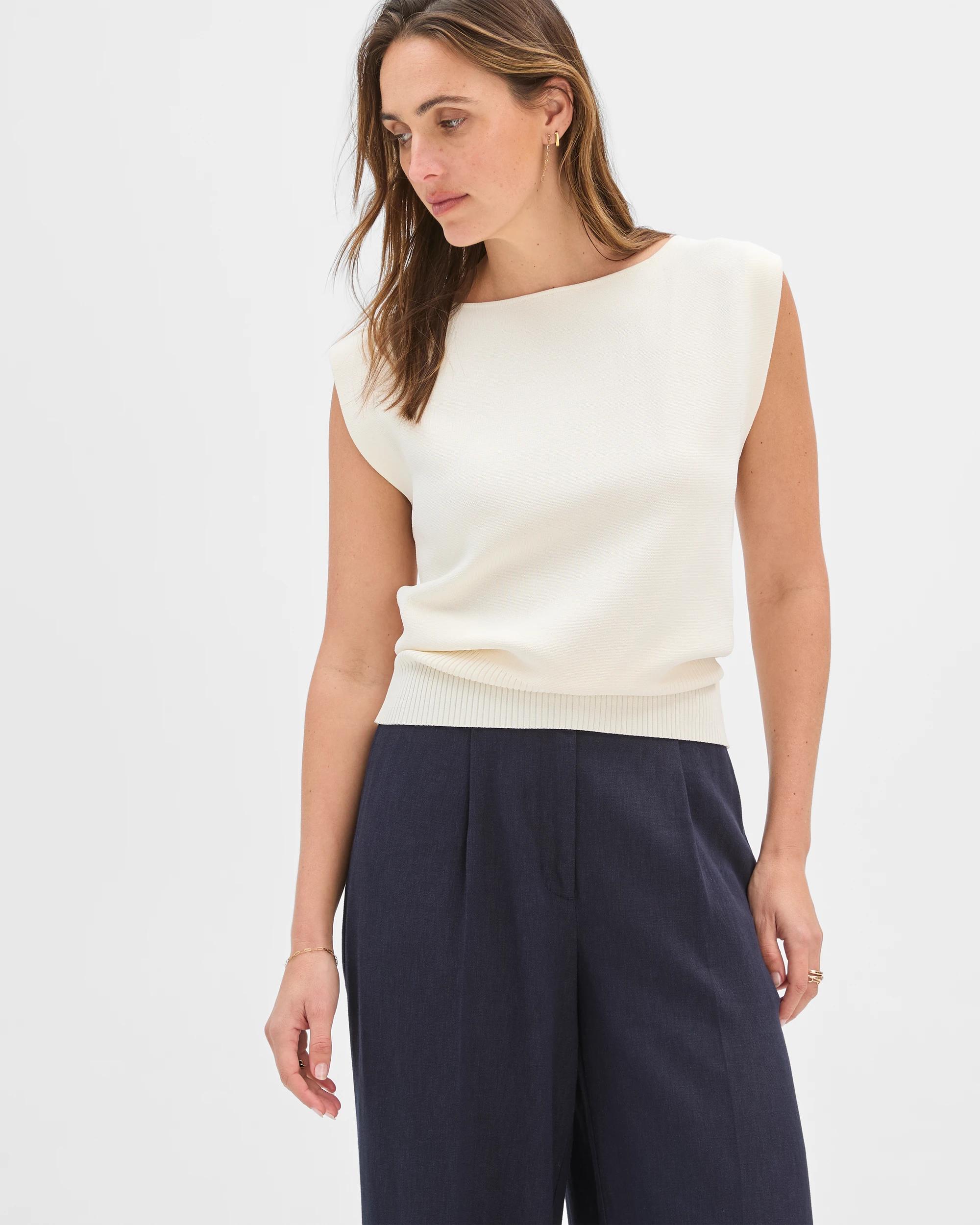 6 Preview Tailored Wide Leg Pants INK NAVY, 6 of 7