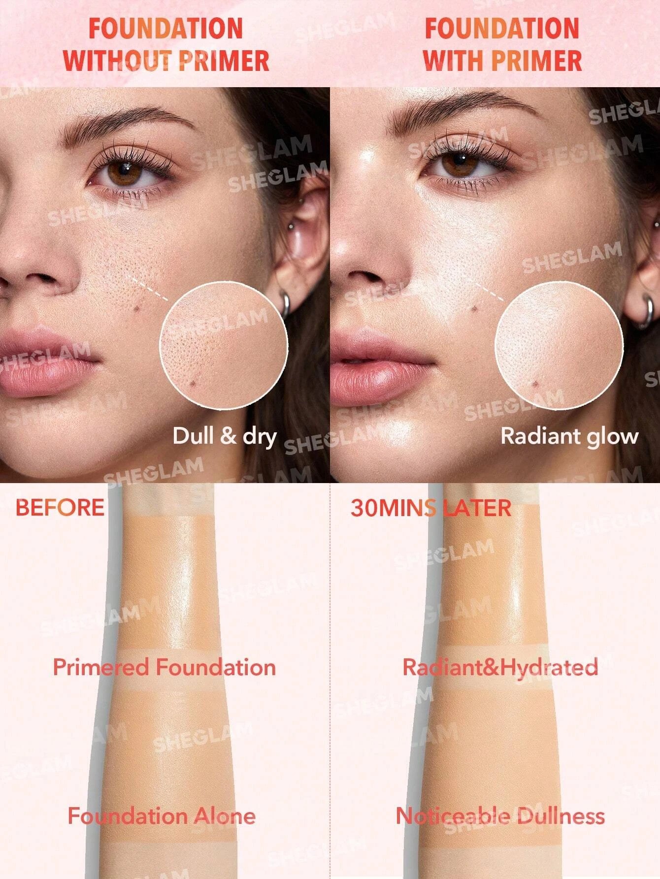 2 SHEGLAM Melon Melt Niacinamide Serum Primer, 2 of 5