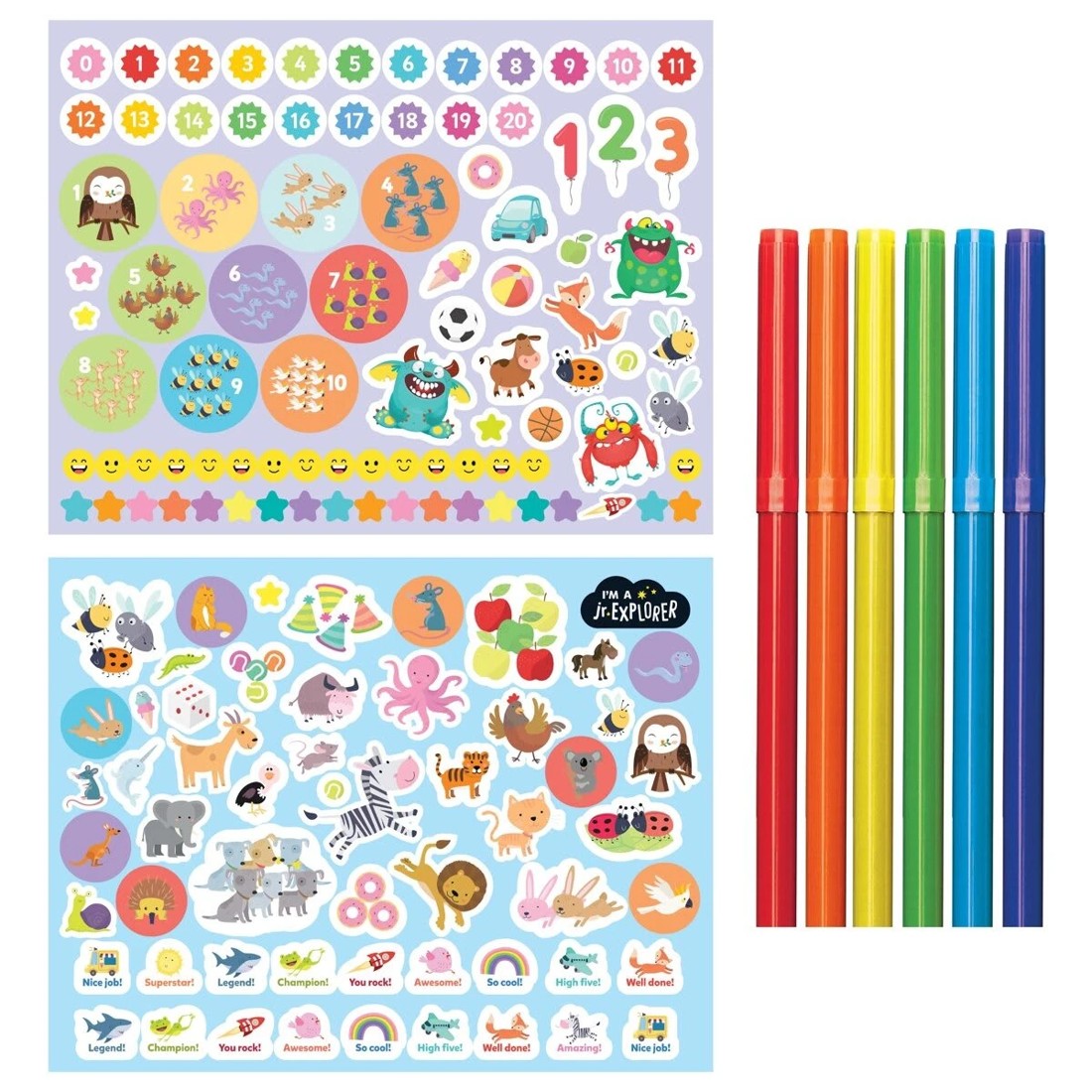 2 Jr. Explorers: My Counting Pad Activity Set with Lap Desk - Book, 2 of 5