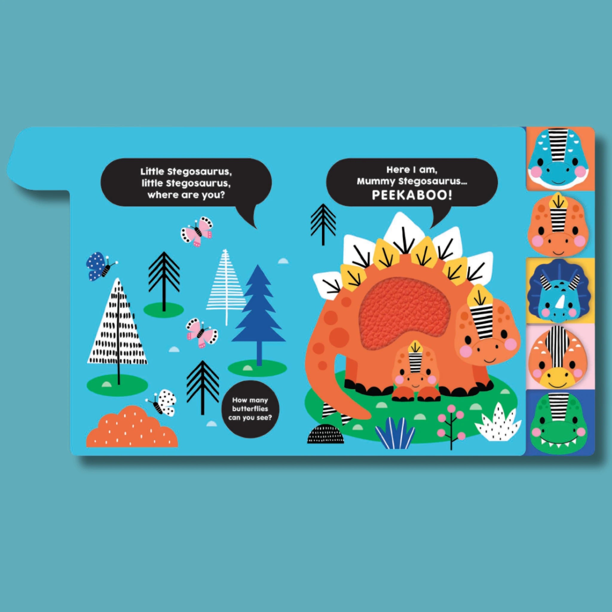 3 Touch and Find Peekaboo: Little Dinosaur - Book, 3 of 4
