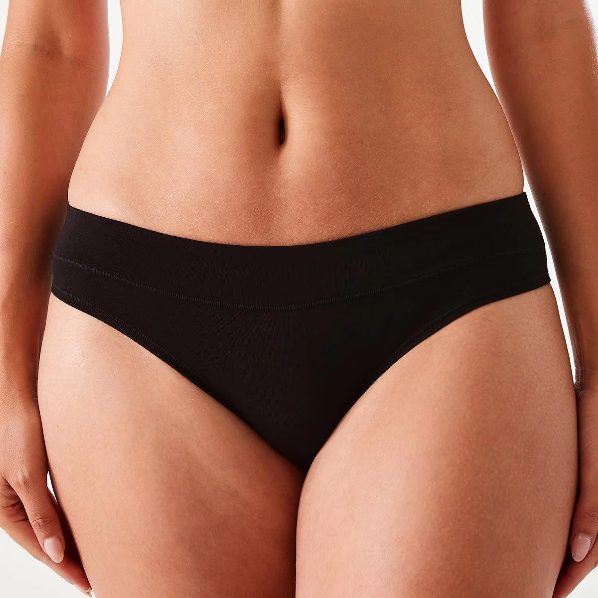 3 3 Pack Bamboo Blend Bikini Briefs BLACK, 3 of 7