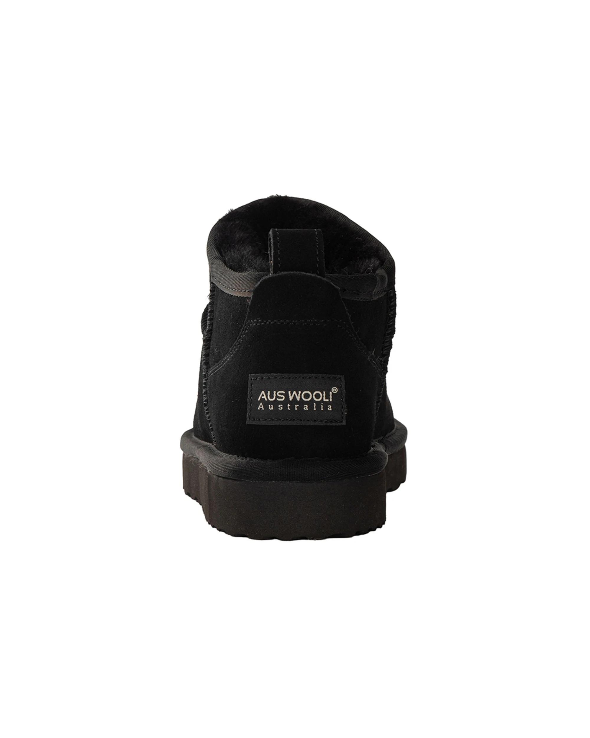 5 AUS WOOLI Airlie Premium Sheepskin Ultra Mini UGG BLACK, 5 of 7