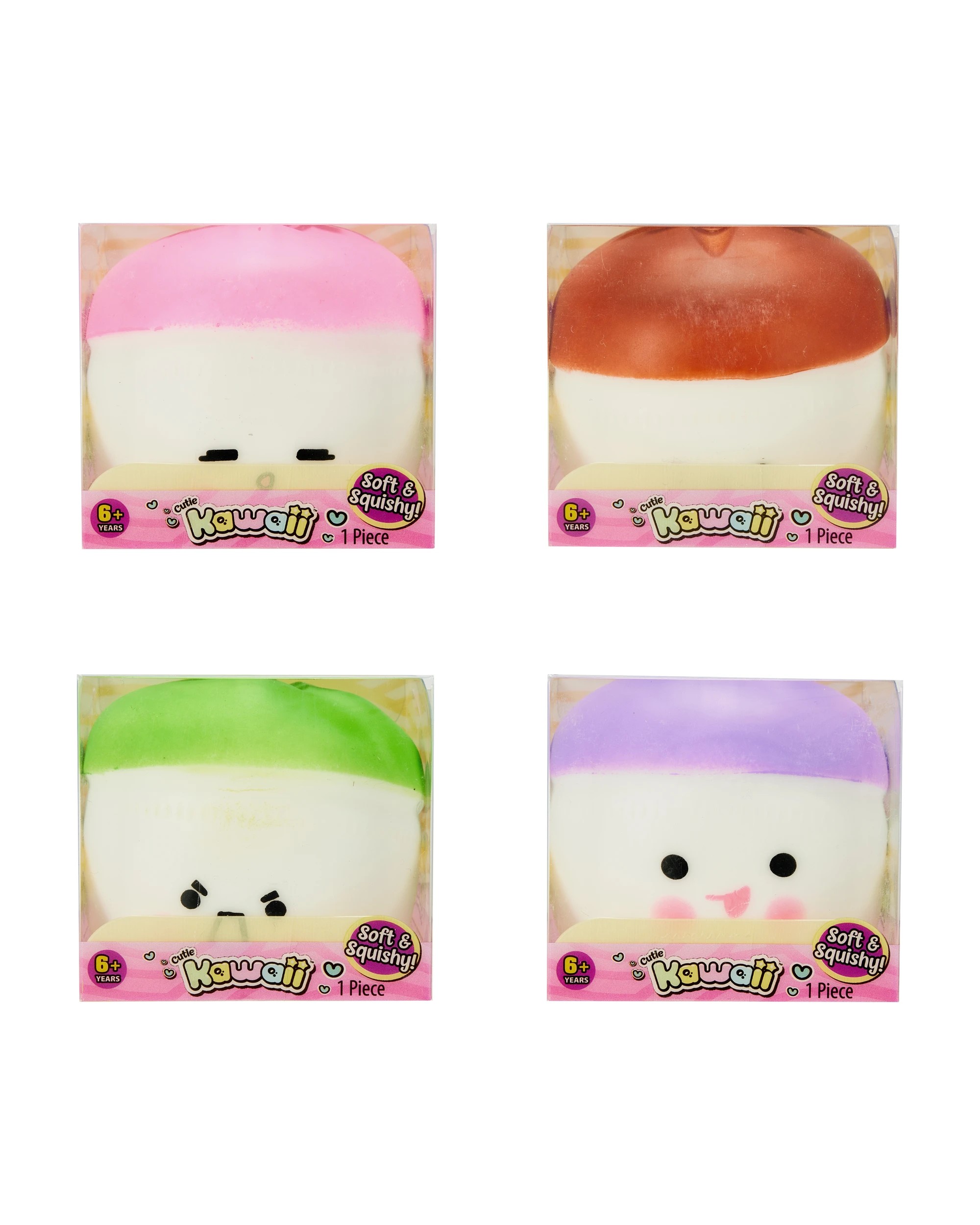 6 Cutie Kawaii Puffyz Toy - Assorted, 6 of 6