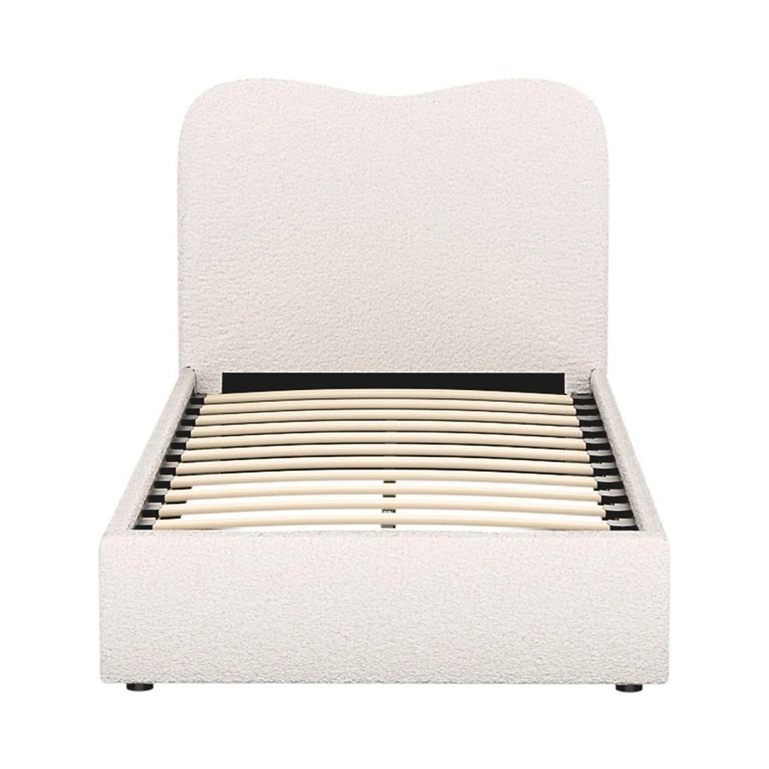 4 Artiss Bed Frame Single Size - White, 4 of 5