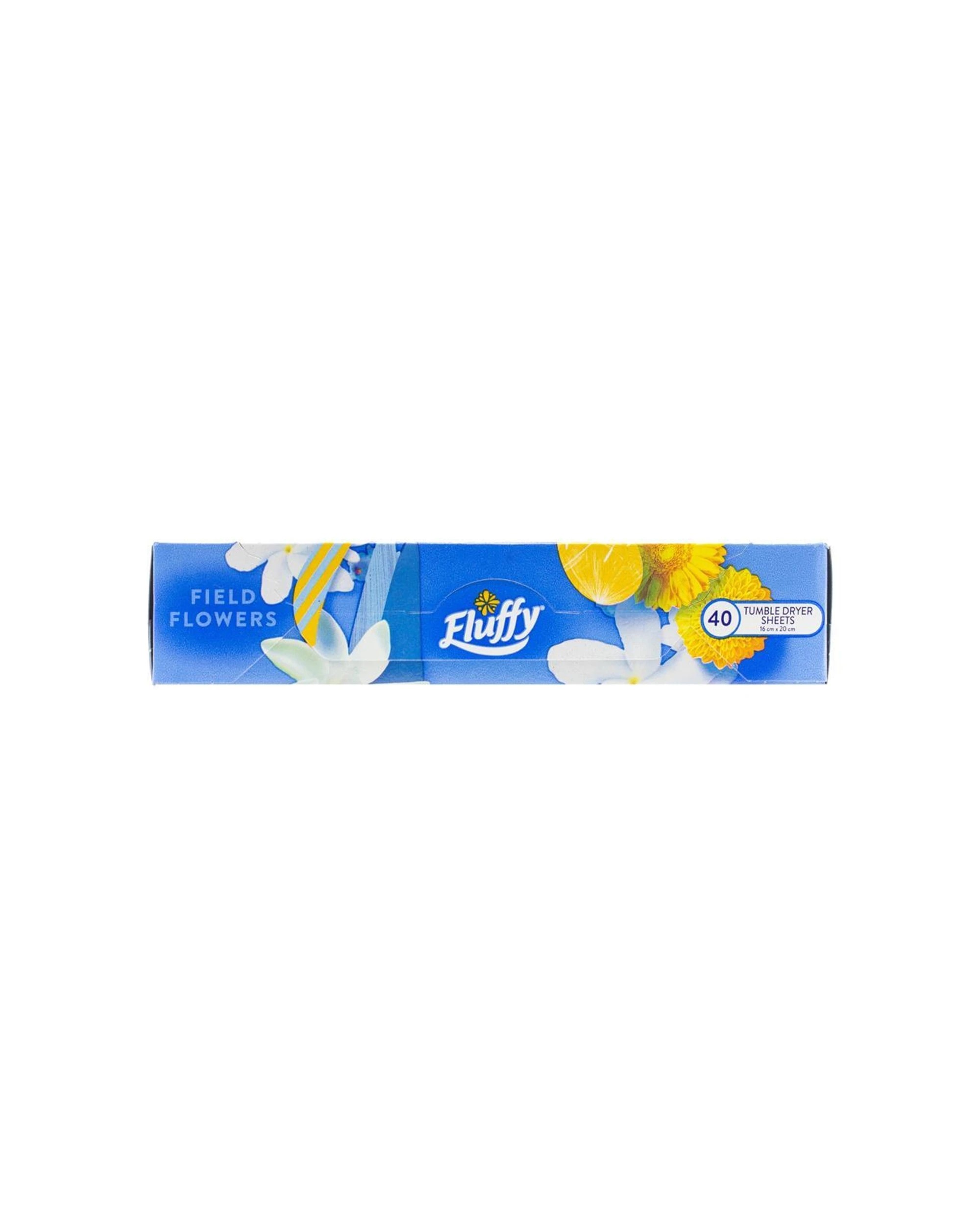 3 Fluffy 5PK 40pc Tumble Dryer Sheets Field Flowers Softens Fabrics Static-F - Multi, 3 of 4