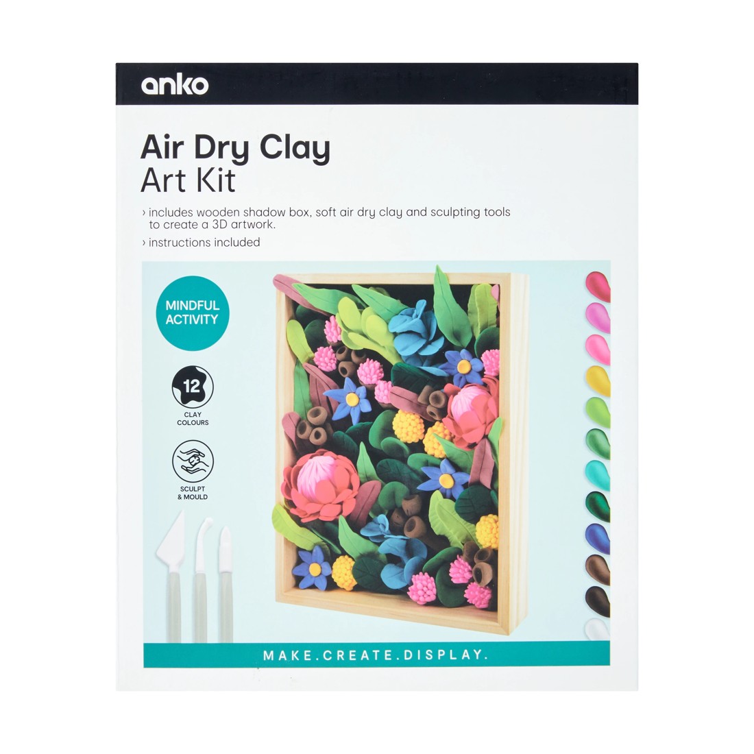 1 Air Dry Clay Art Kit, 1 of 3
