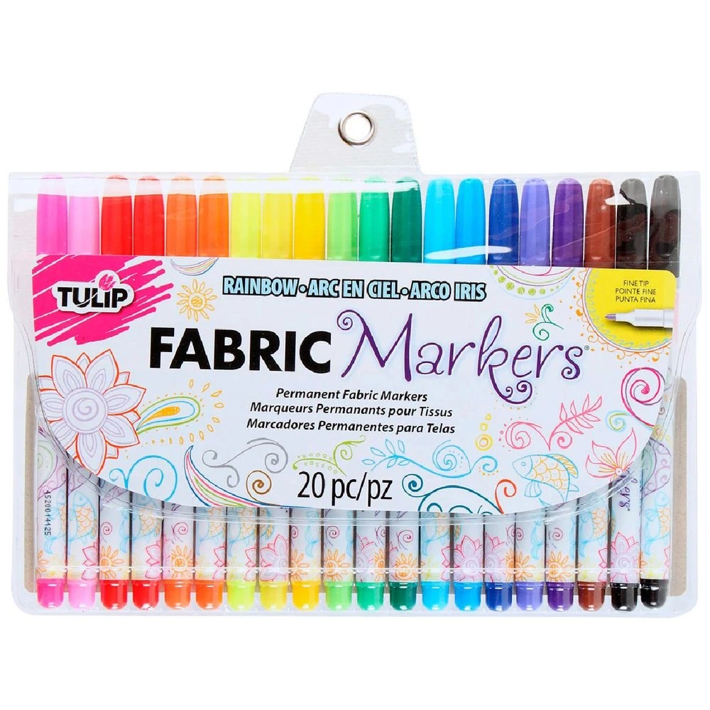 1 Tulip Fine Tip Fabric Markers 20 Pack, 1 of 1