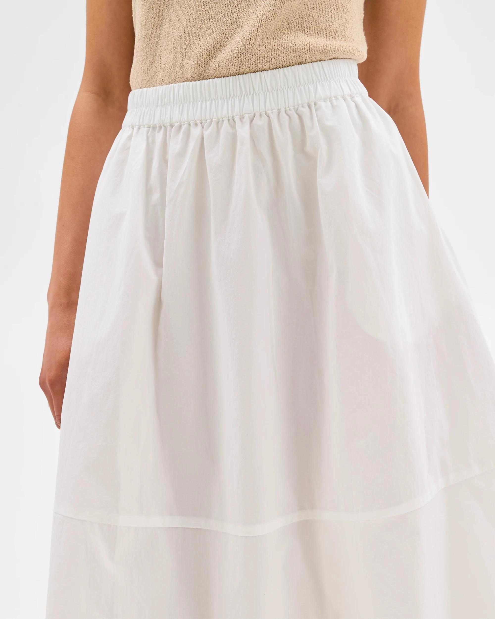 5 Target Petites Australian Cotton Cocoon Skirt WHITE, 5 of 7