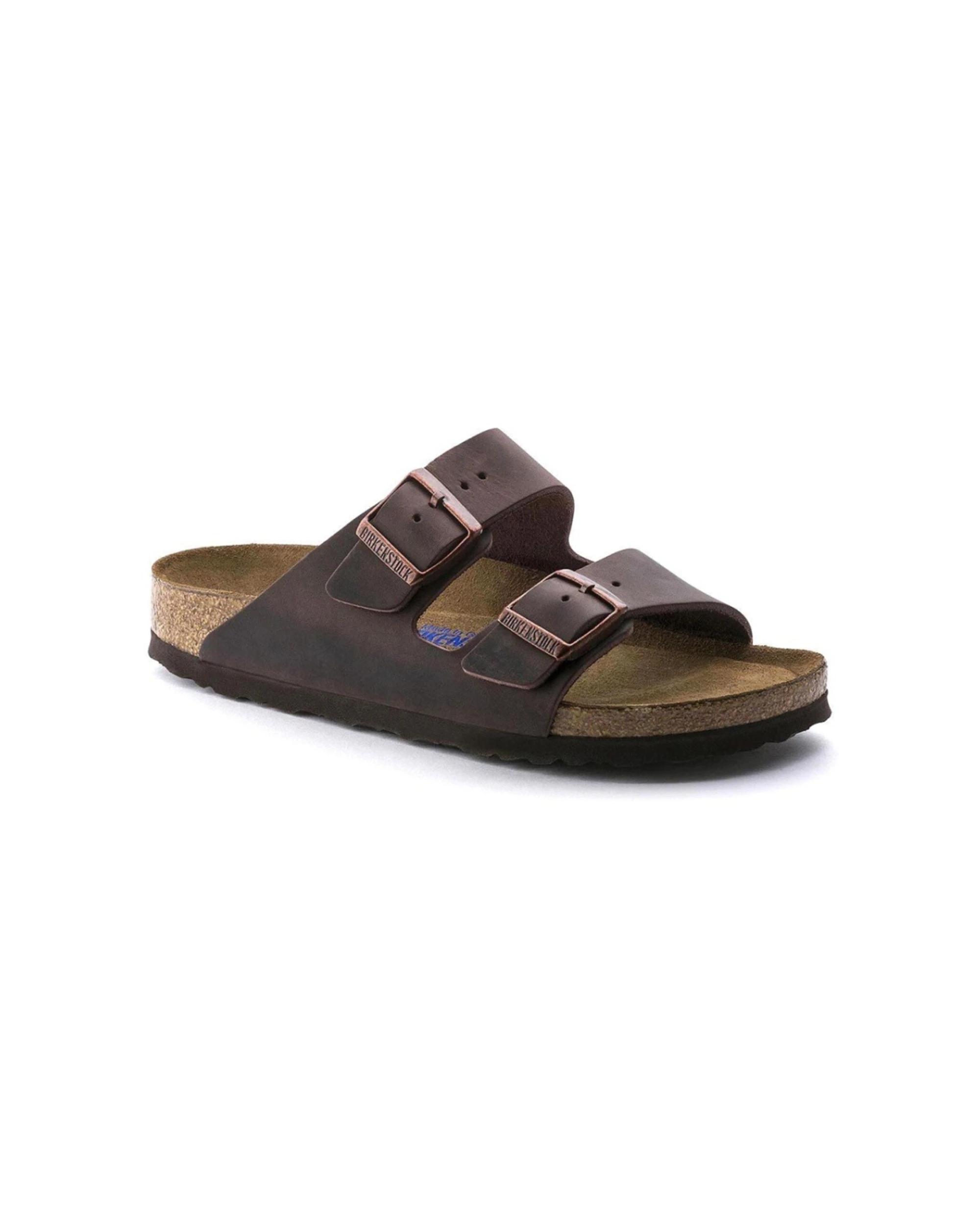 2 Birkenstock Arizona Soft Foot Oiled Leather Sandals Regular HABANA, 2 of 6