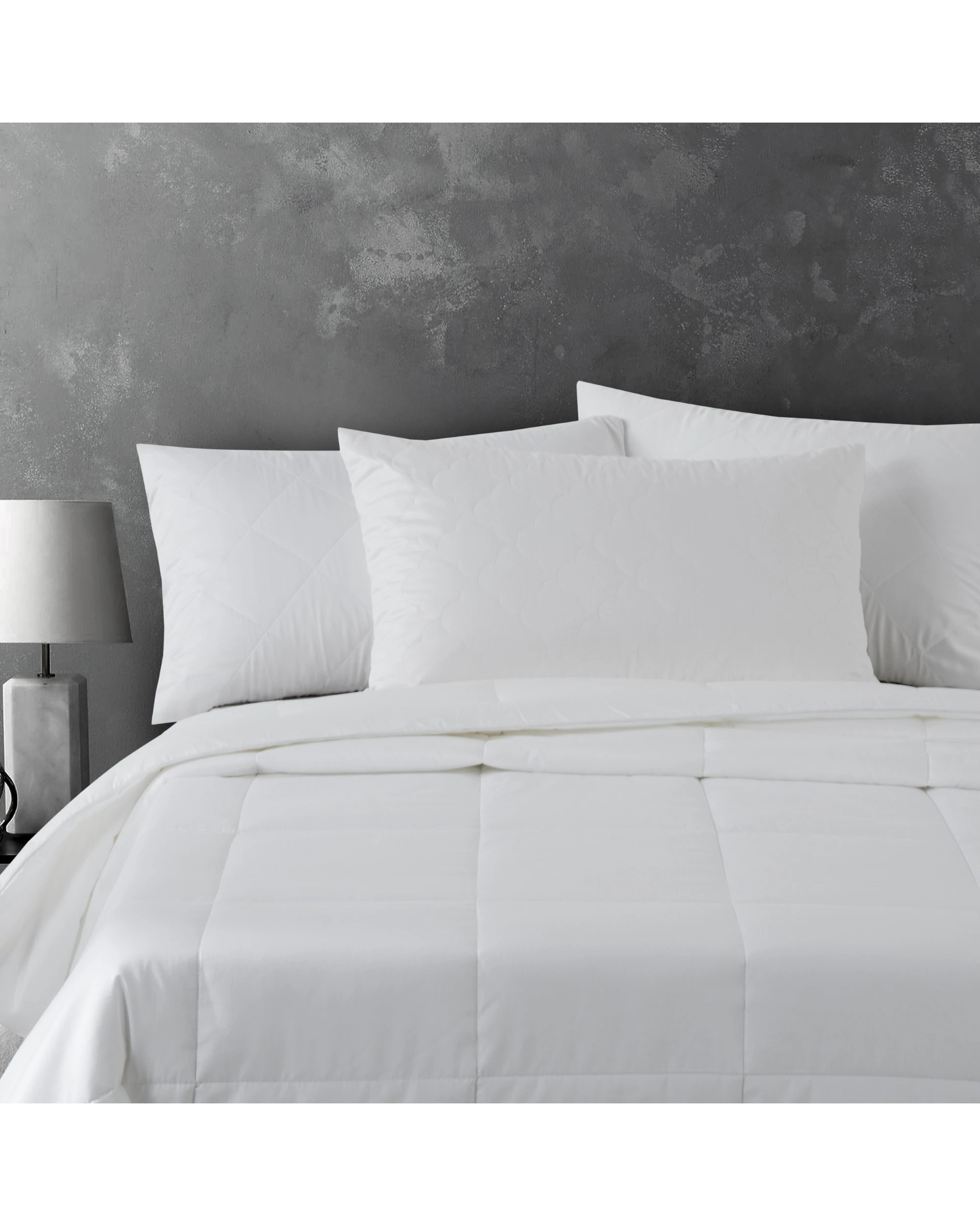 1 Natural Home Cotton Pillow Protector Standard - White, 1 of 6