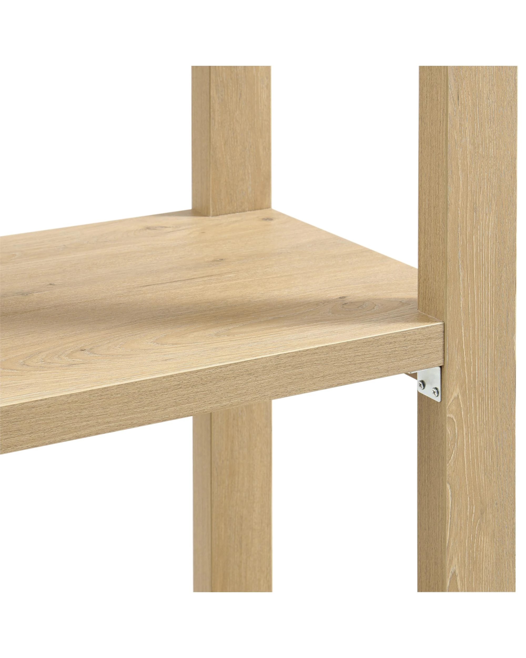 9 Kodu Bookcase Storage 3 Shelf 2 Doors Oak - Natural, 9 of 10